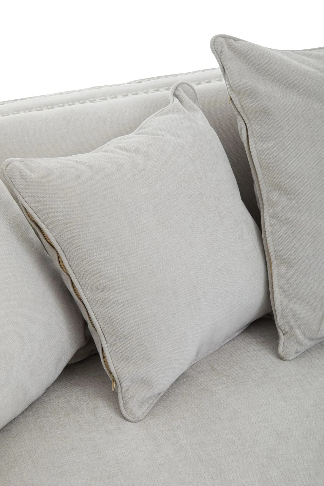 Sutton Three Seat Grey Fabric Sofa - Seating, photo 7 of 8