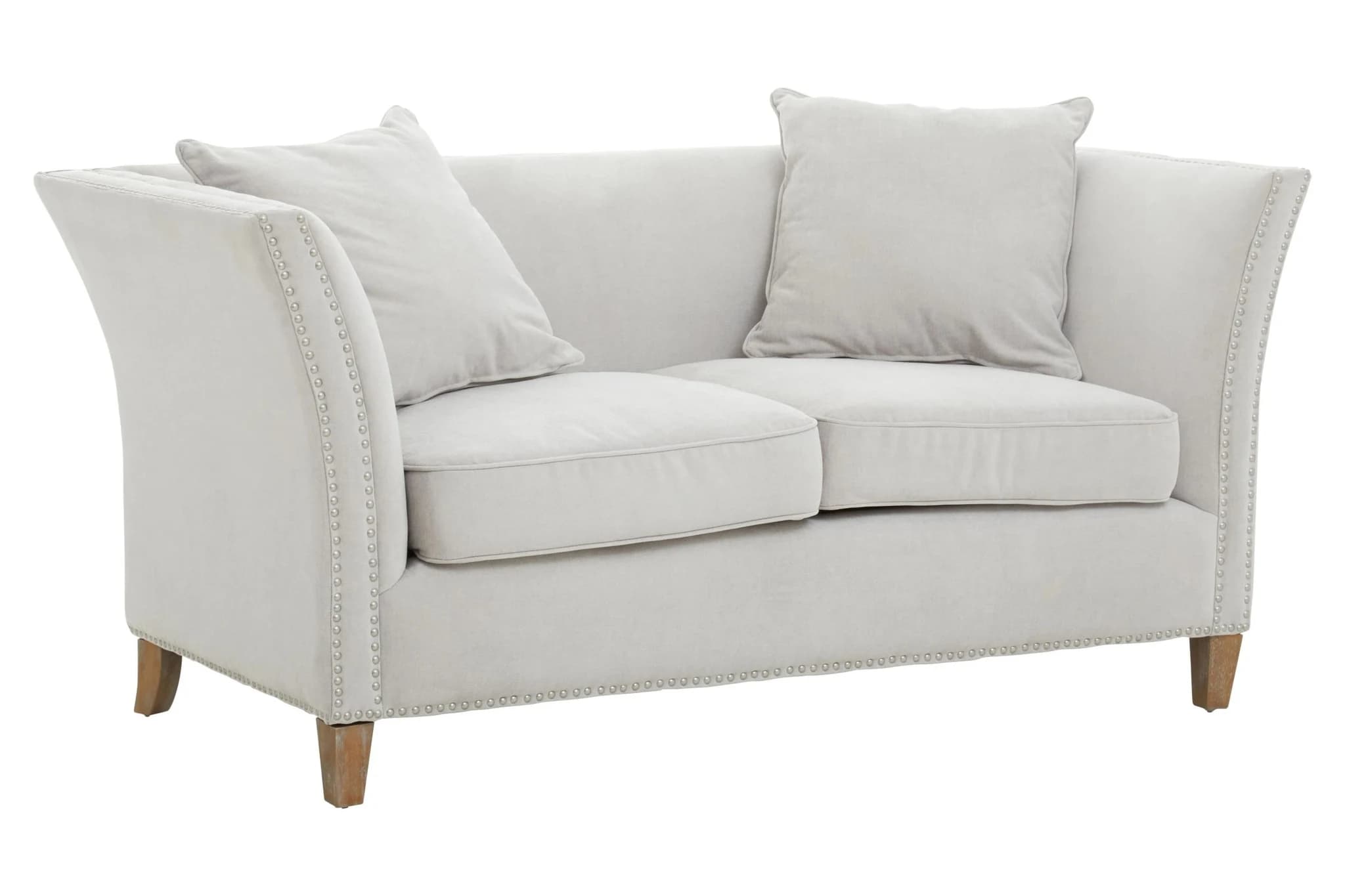 Sutton Two Seat Grey Fabric Sofa - Seating, photo 4 of 7