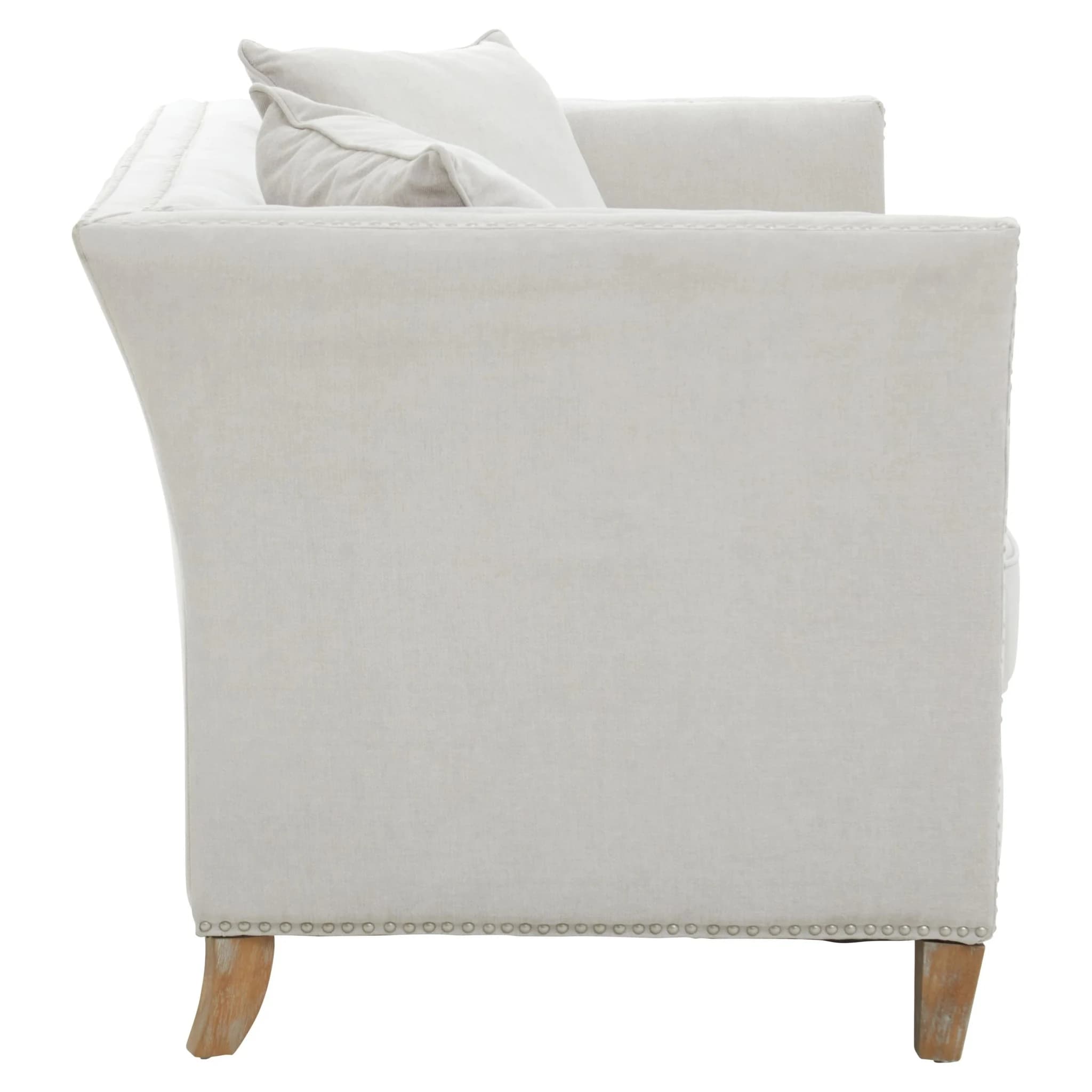 Sutton Two Seat Grey Fabric Sofa - Seating, photo 3 of 7