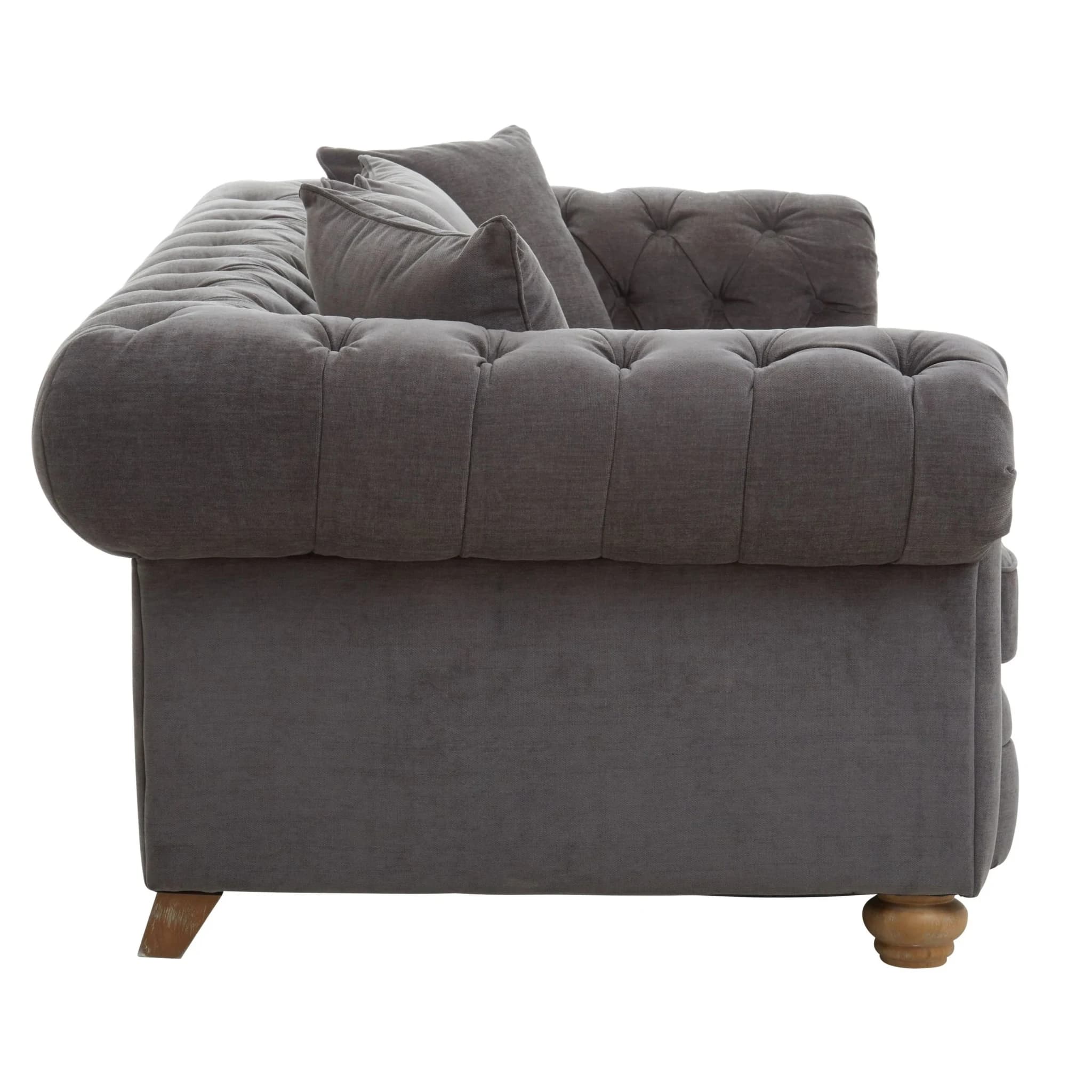 Spencer Grey Fabric 3 Seater Sofa - Seating, photo 3 of 8