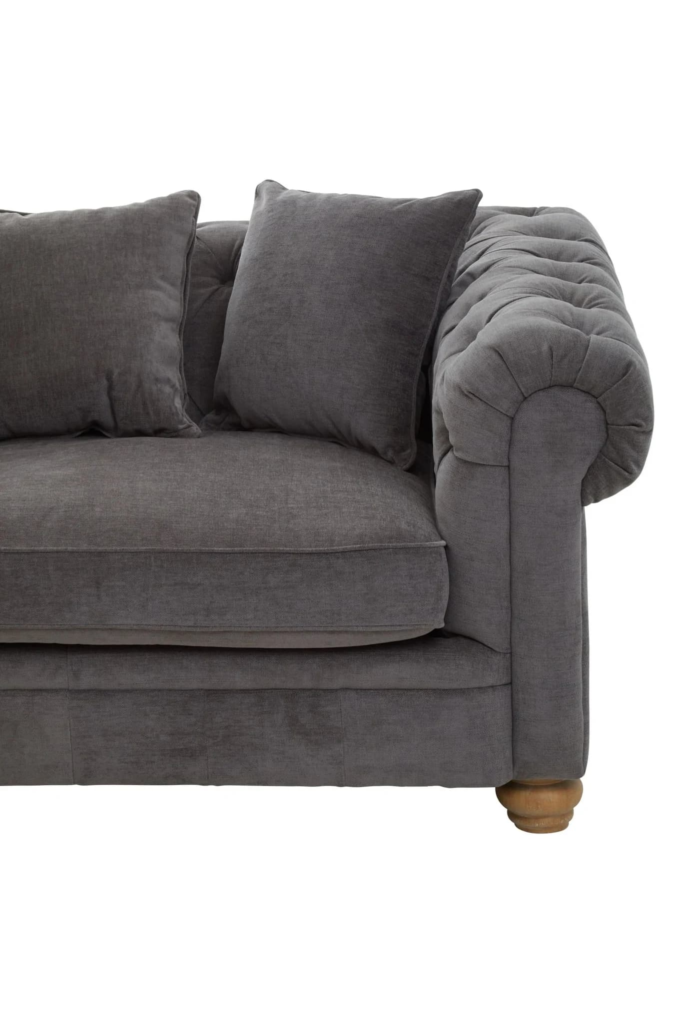 Spencer Grey Fabric 3 Seater Sofa - Seating, photo 8 of 8