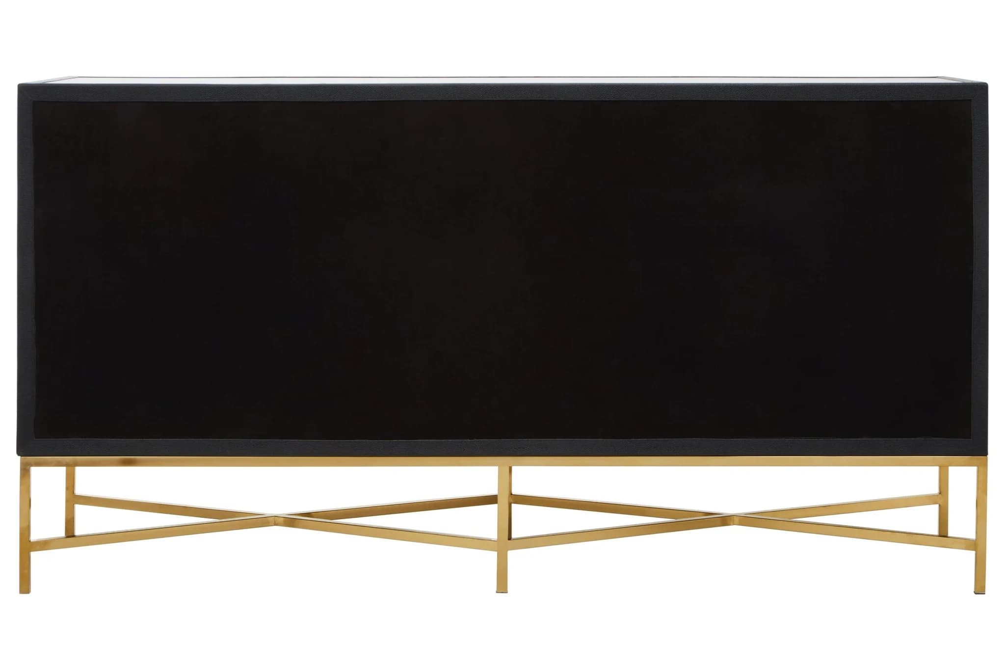 Cadiz Grey Shagreen Effect 4 Door Sideboard - Bookcases & shelving, photo 2 of 2