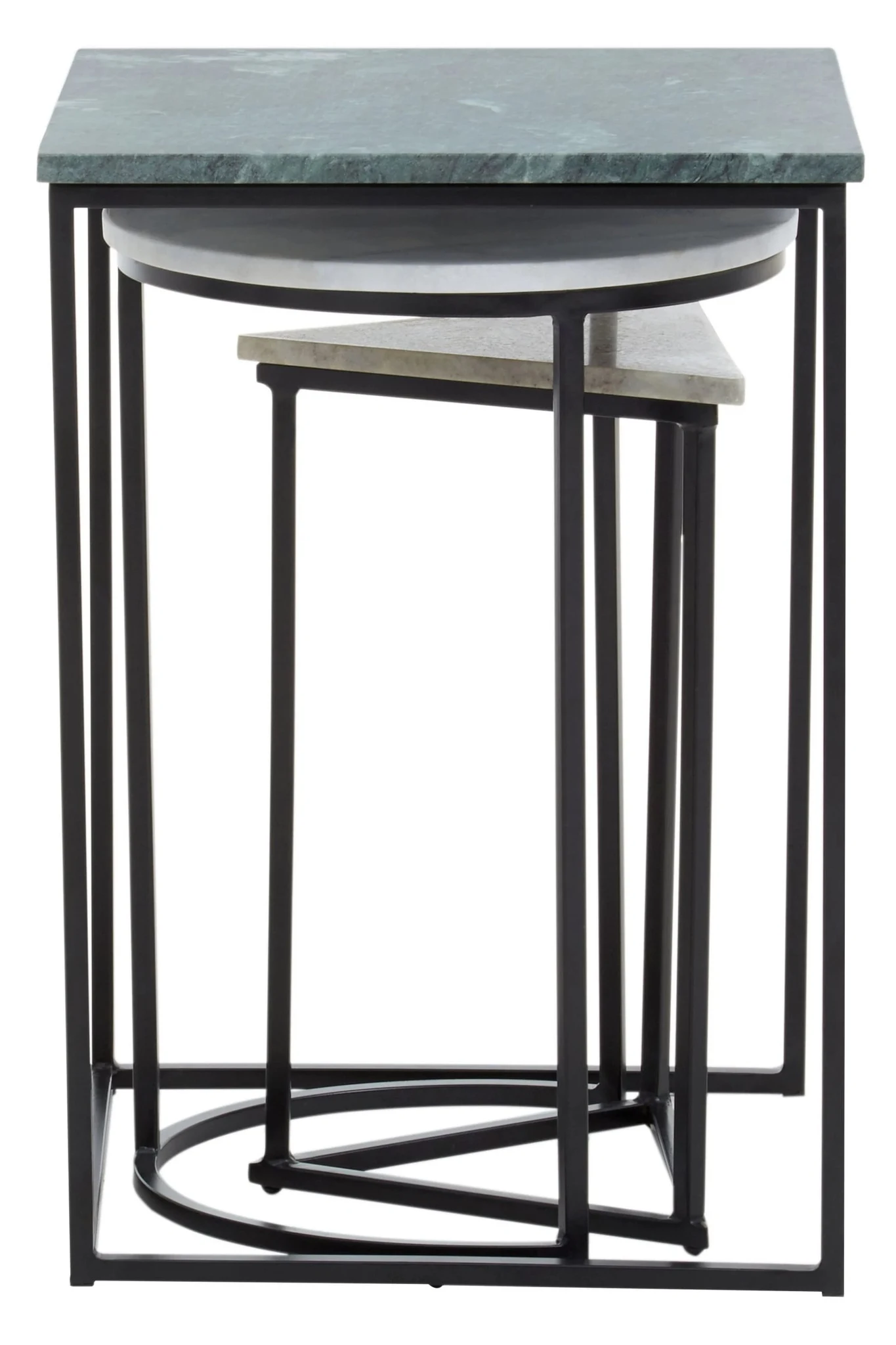 Mandoli Nest Of 3 Assorted Marble Tables - Tables, photo 7 of 8