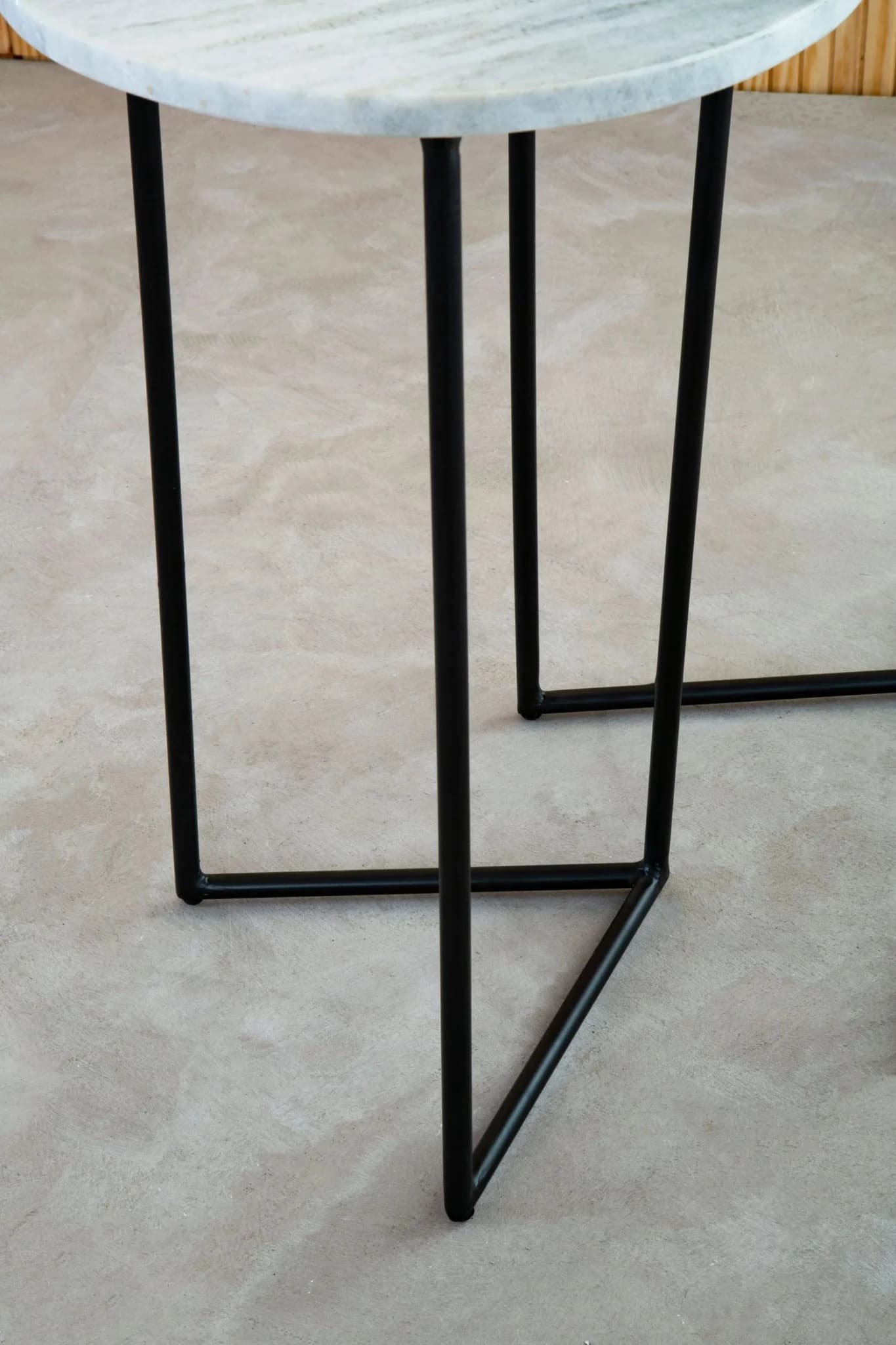 Mandoli Nest Of 3 White Marble Side Tables - Tables, photo 3 of 8