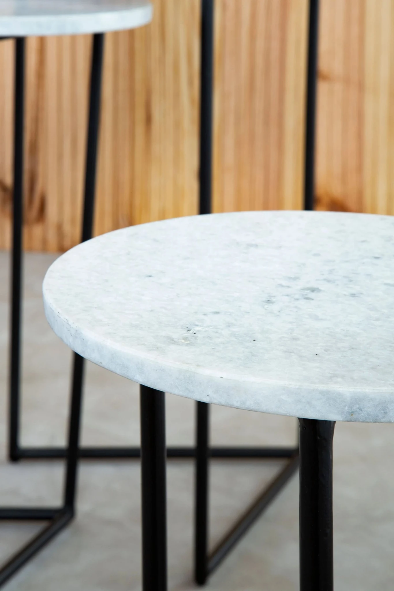 Mandoli Nest Of 3 White Marble Side Tables - Tables, photo 2 of 8