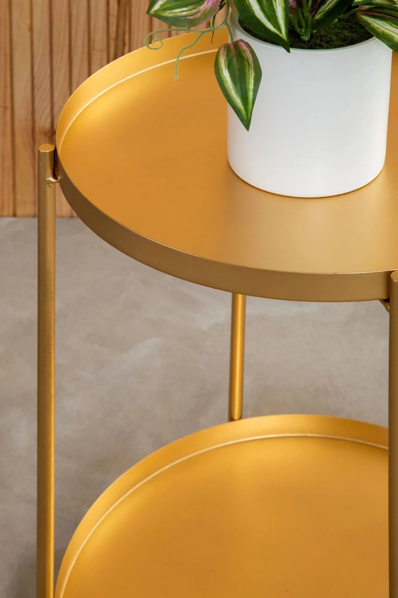 Mandoli Gold Side Table - Tables, photo 2 of 8