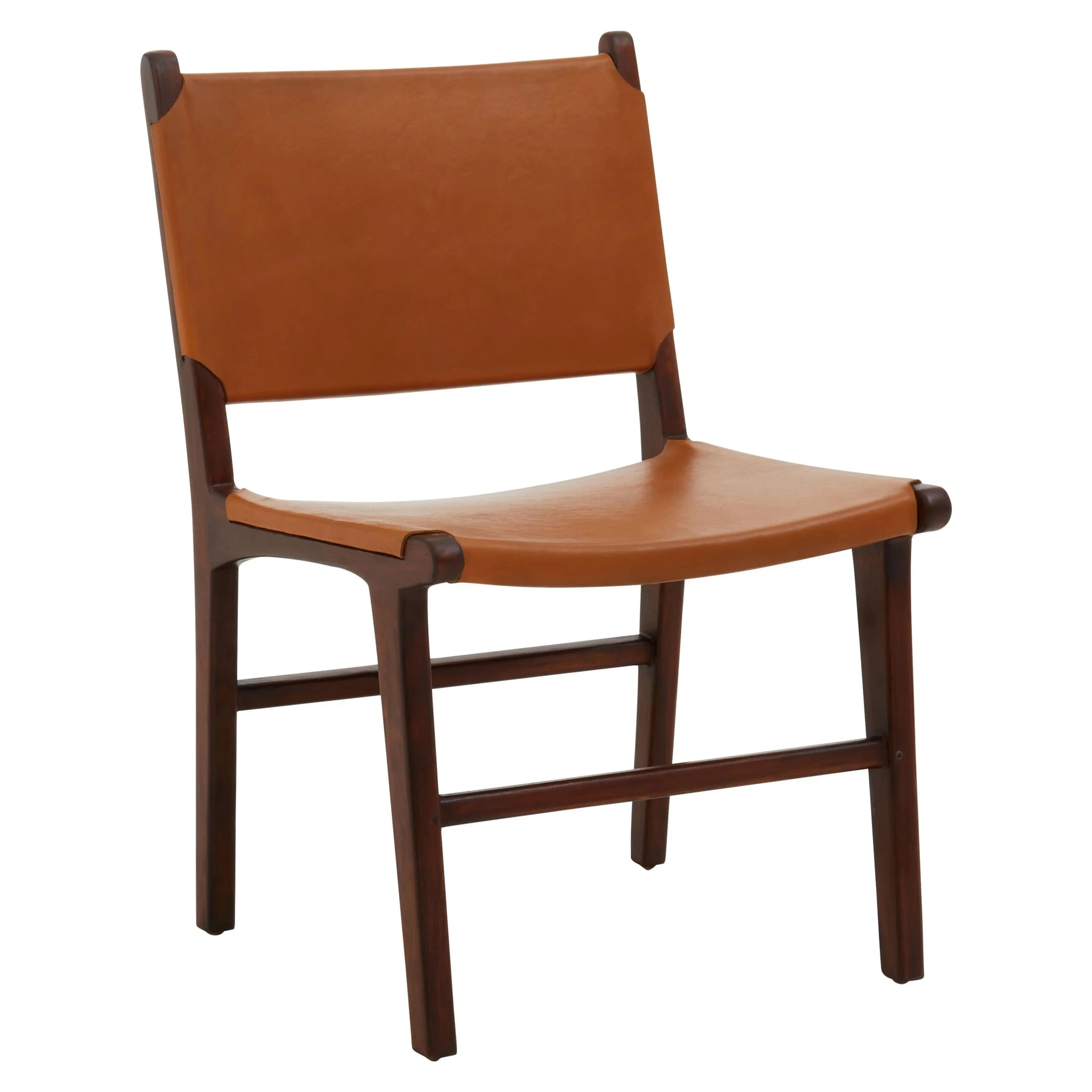 Inca Antique Brown Leather Chair - Seating, photo 6 of 8