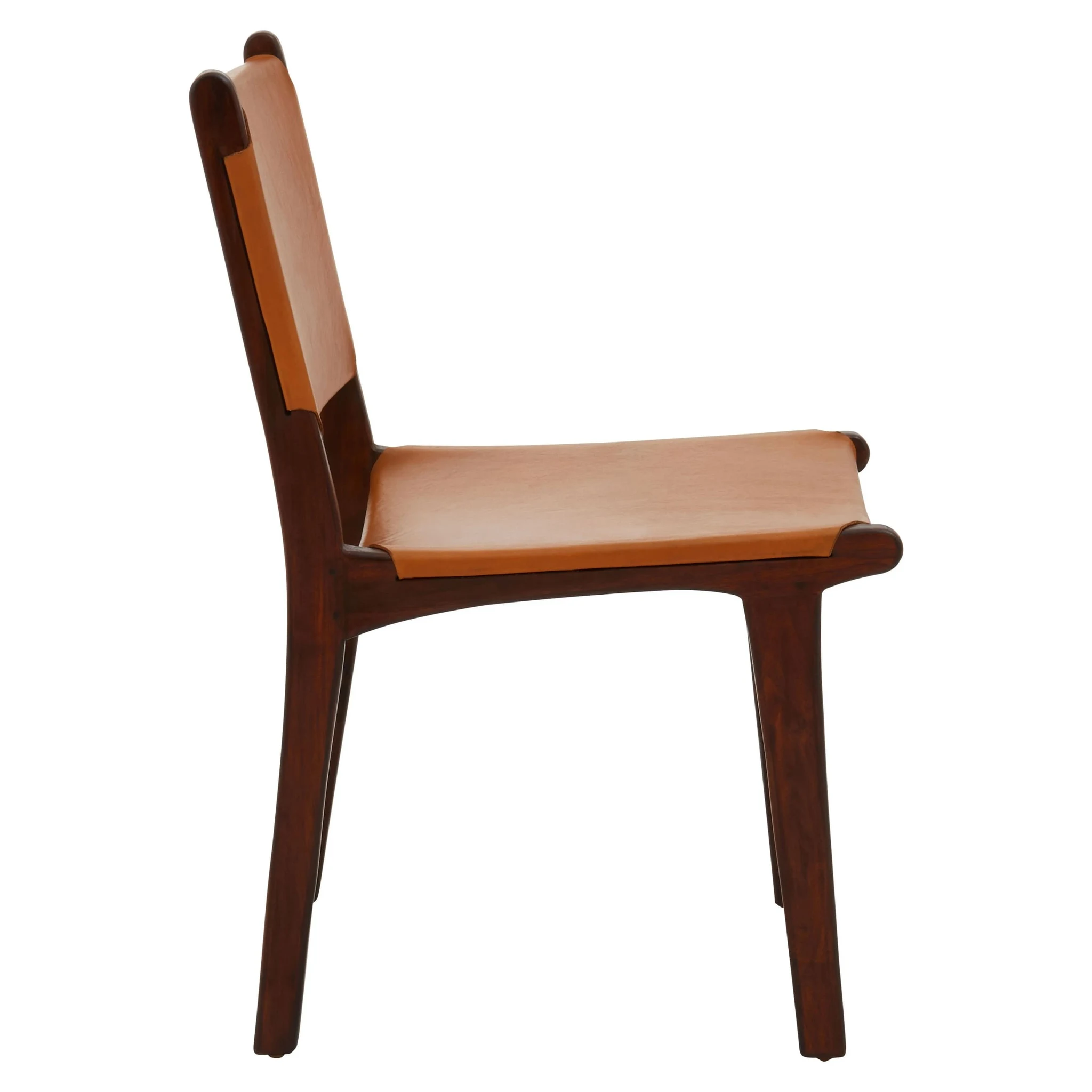 Inca Antique Brown Leather Chair - Seating, photo 5 of 8