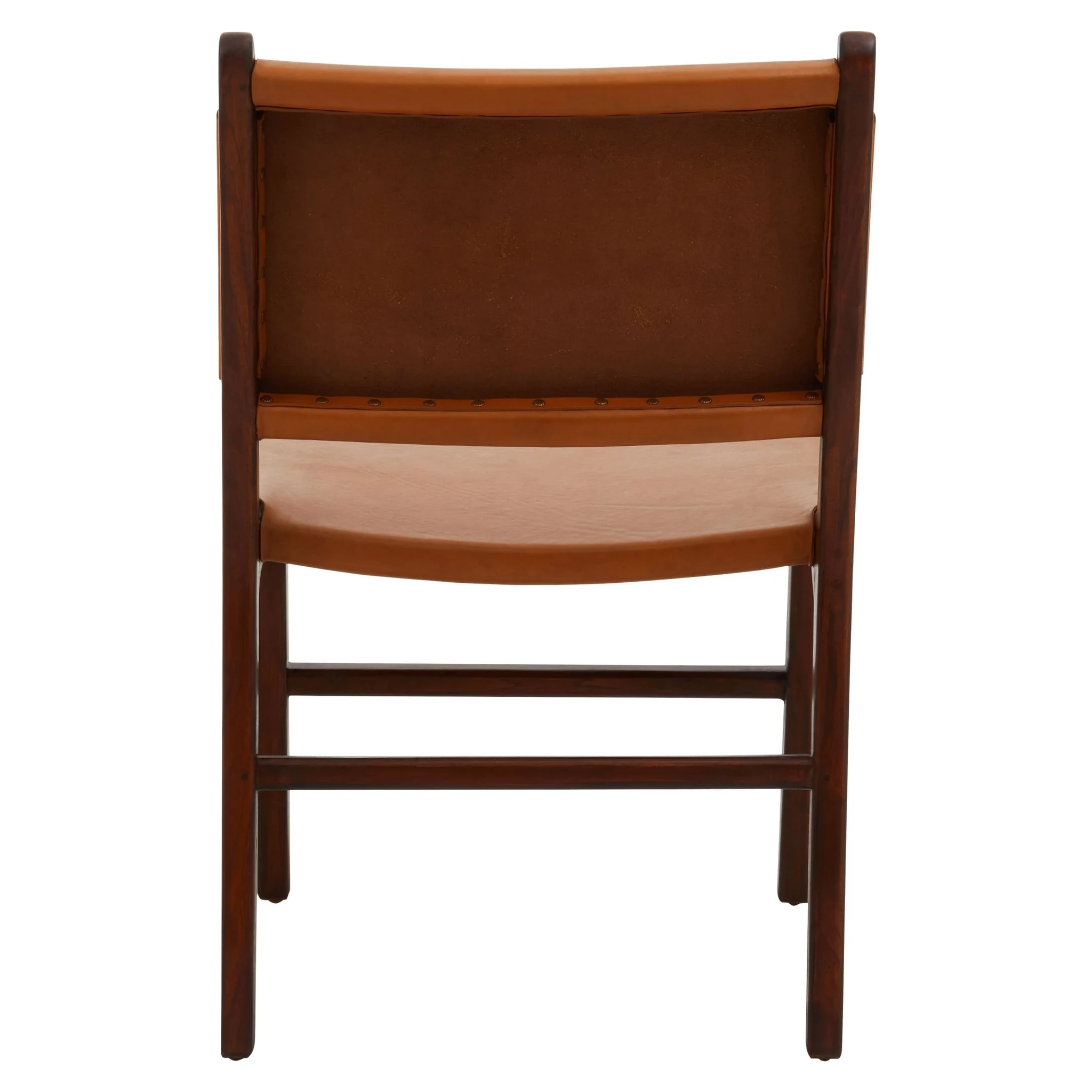 Inca Antique Brown Leather Chair - Seating, photo 4 of 8