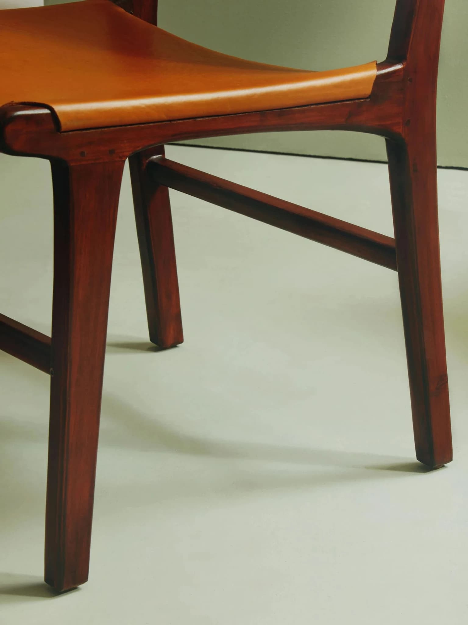 Inca Antique Brown Leather Chair - Seating, photo 2 of 8