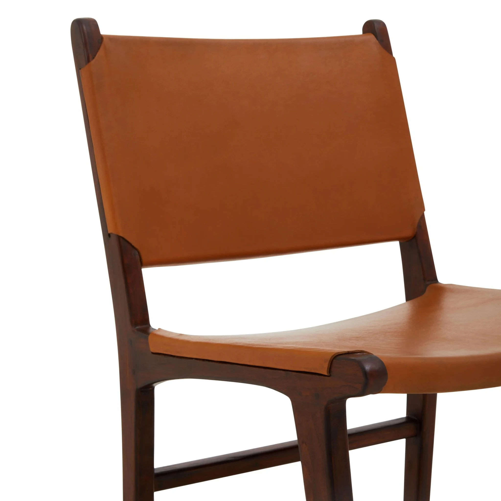 Inca Antique Brown Leather Chair - Seating, photo 8 of 8
