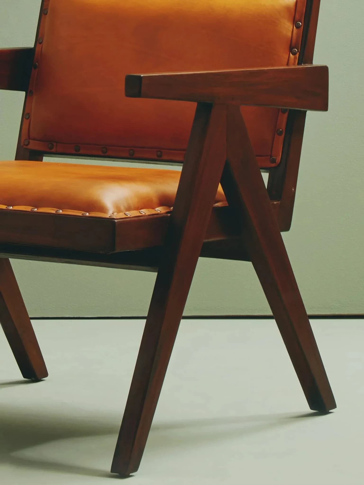 Inca Tan Leather Dining Chair - Seating, photo 2 of 8