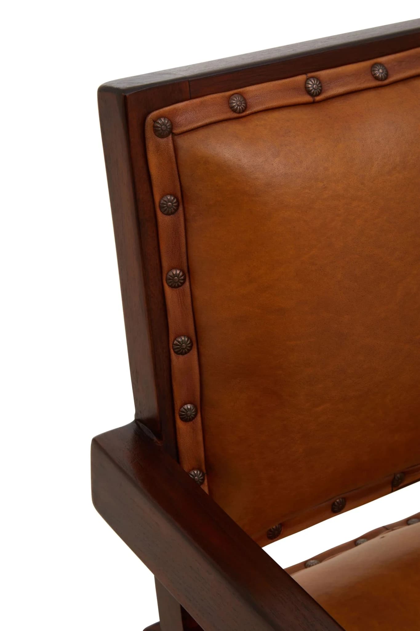Inca Tan Leather Dining Chair - Seating, photo 8 of 8