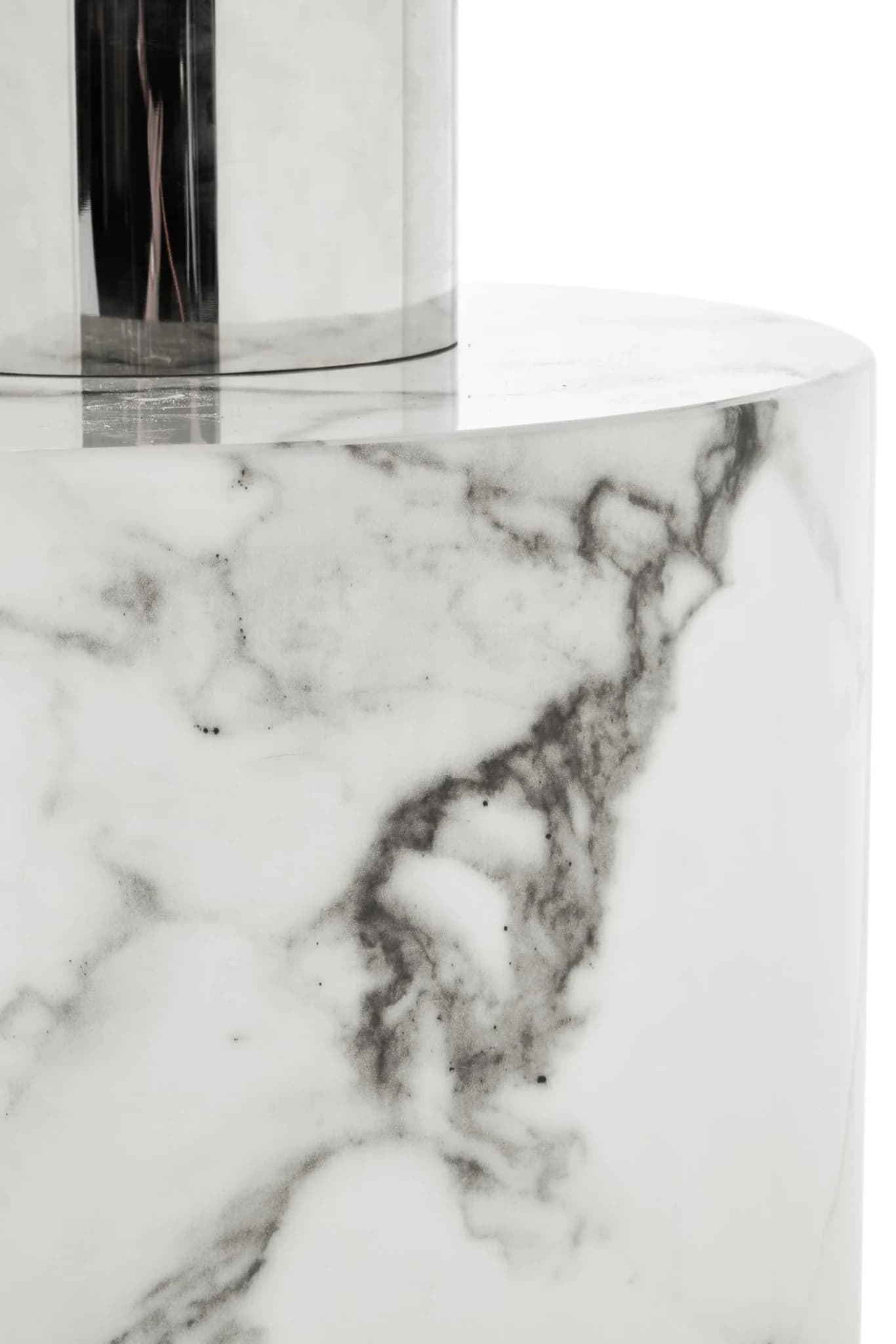 Sesto White Marble Console Table - Tables, photo 5 of 6