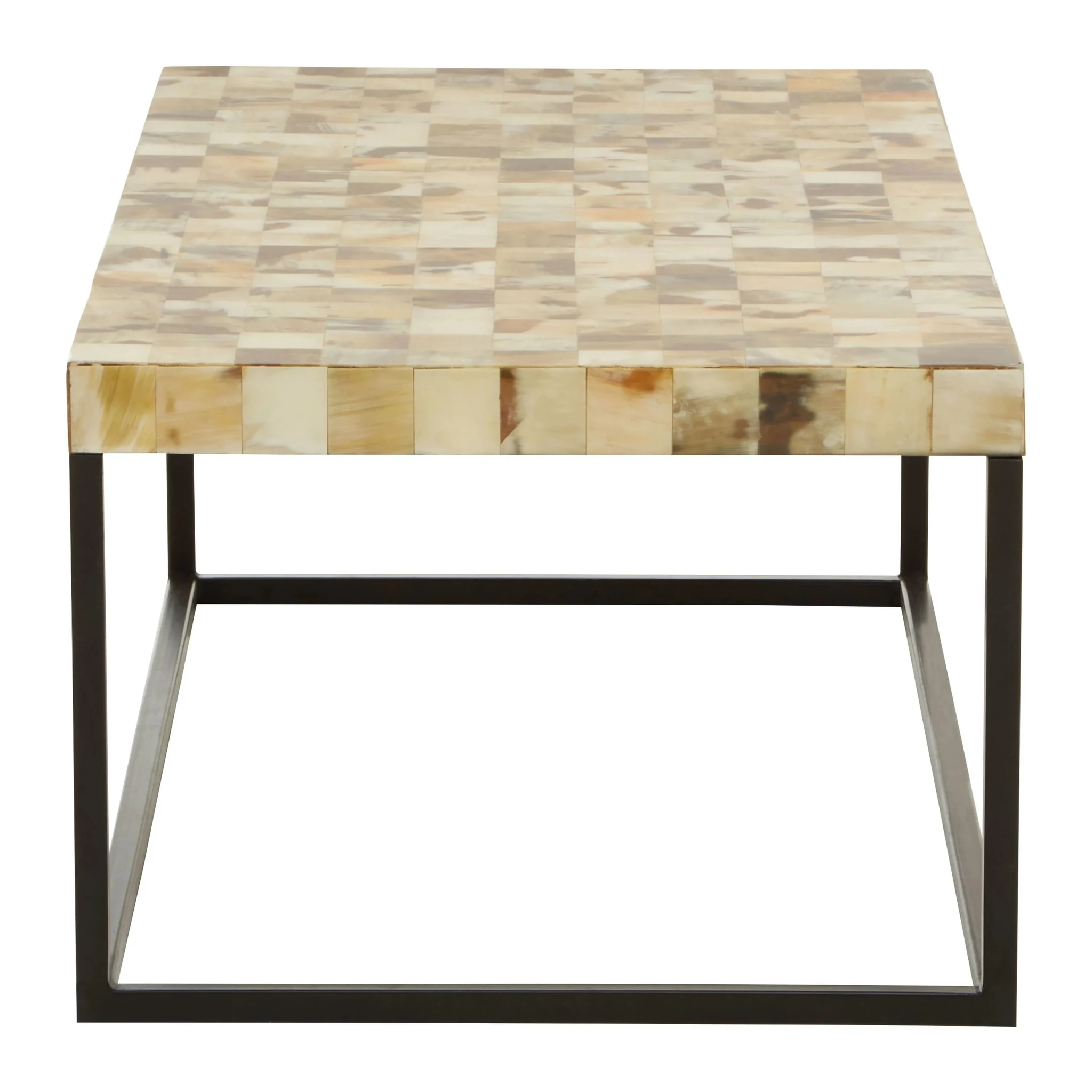 Obra Cream Mother of Pearl Rectangle Coffee Table - Tables, photo 2 of 6