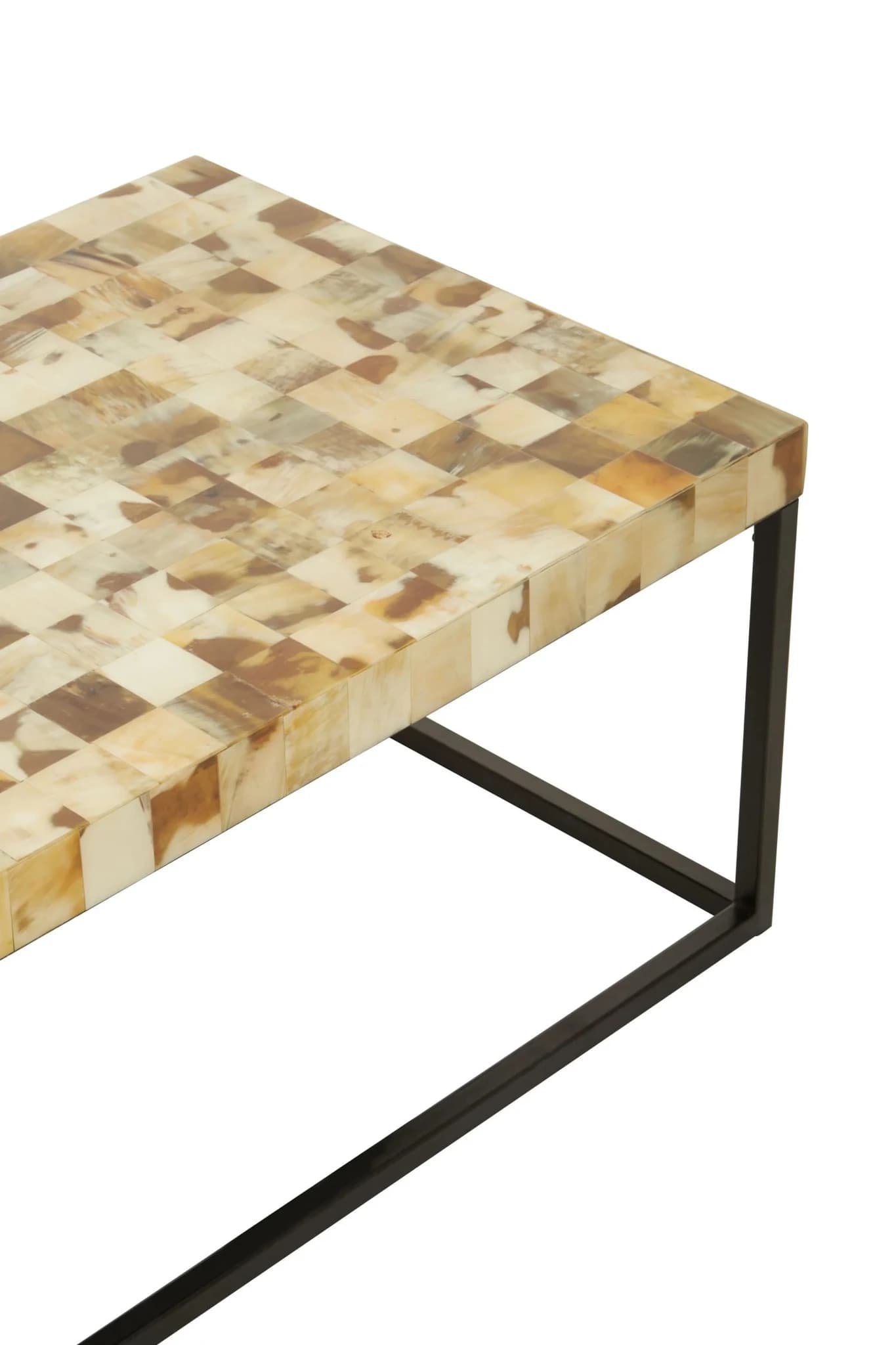 Obra Cream Mother of Pearl Rectangle Coffee Table - Tables, photo 5 of 6