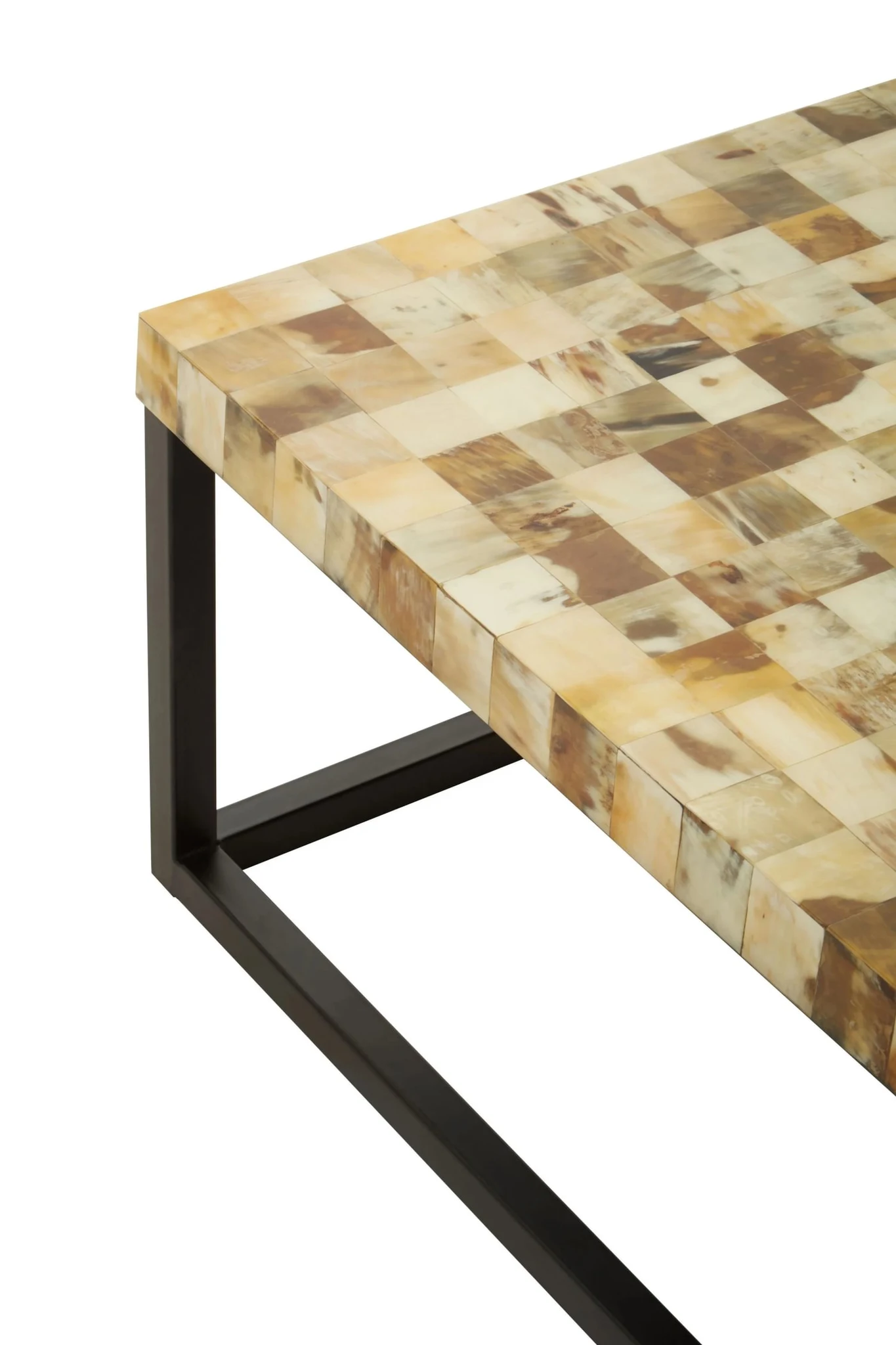 Obra Cream Mother of Pearl Square Coffee Table - Tables, photo 5 of 5