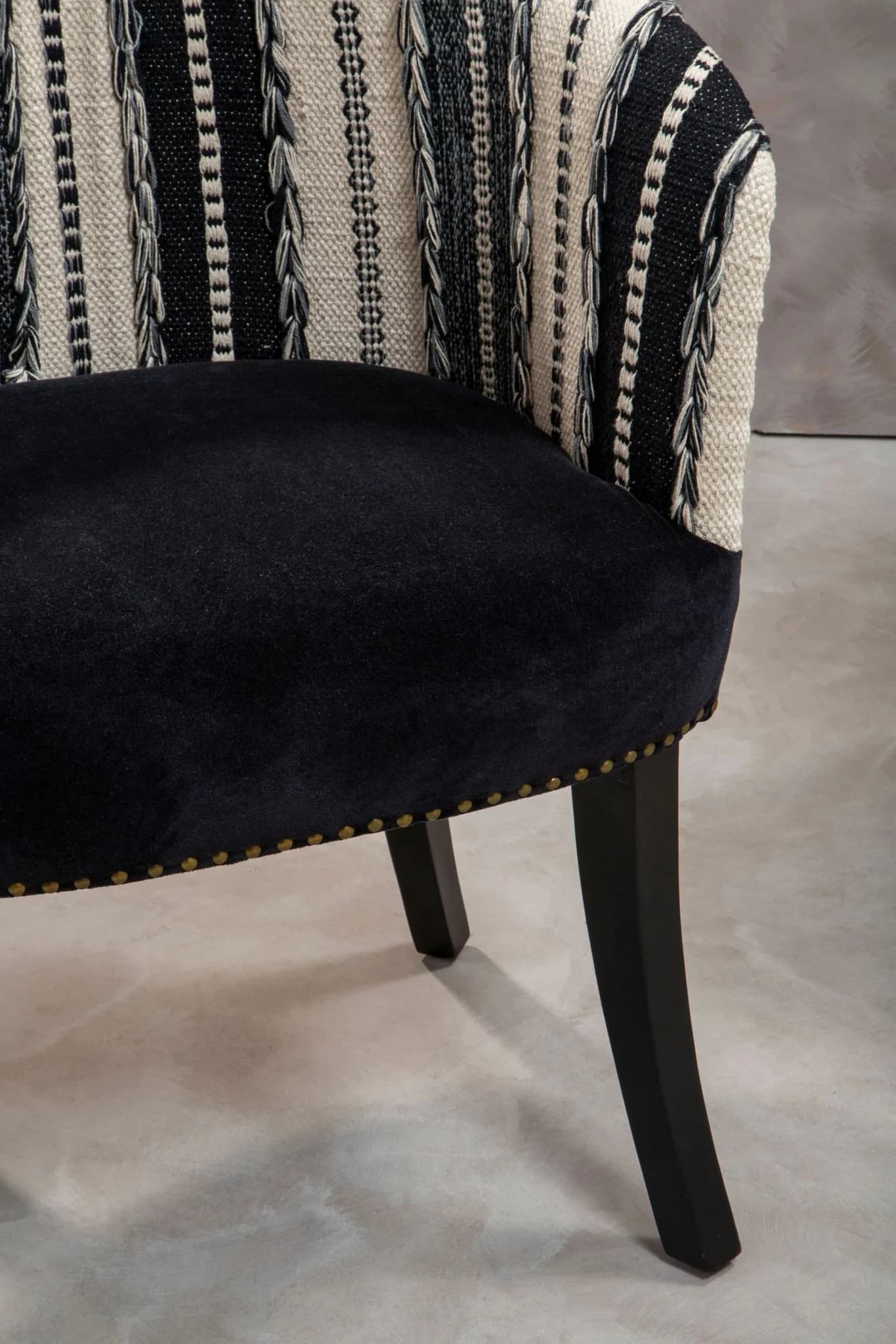 Cefena Black and White Chair - Seating, photo 2 of 8