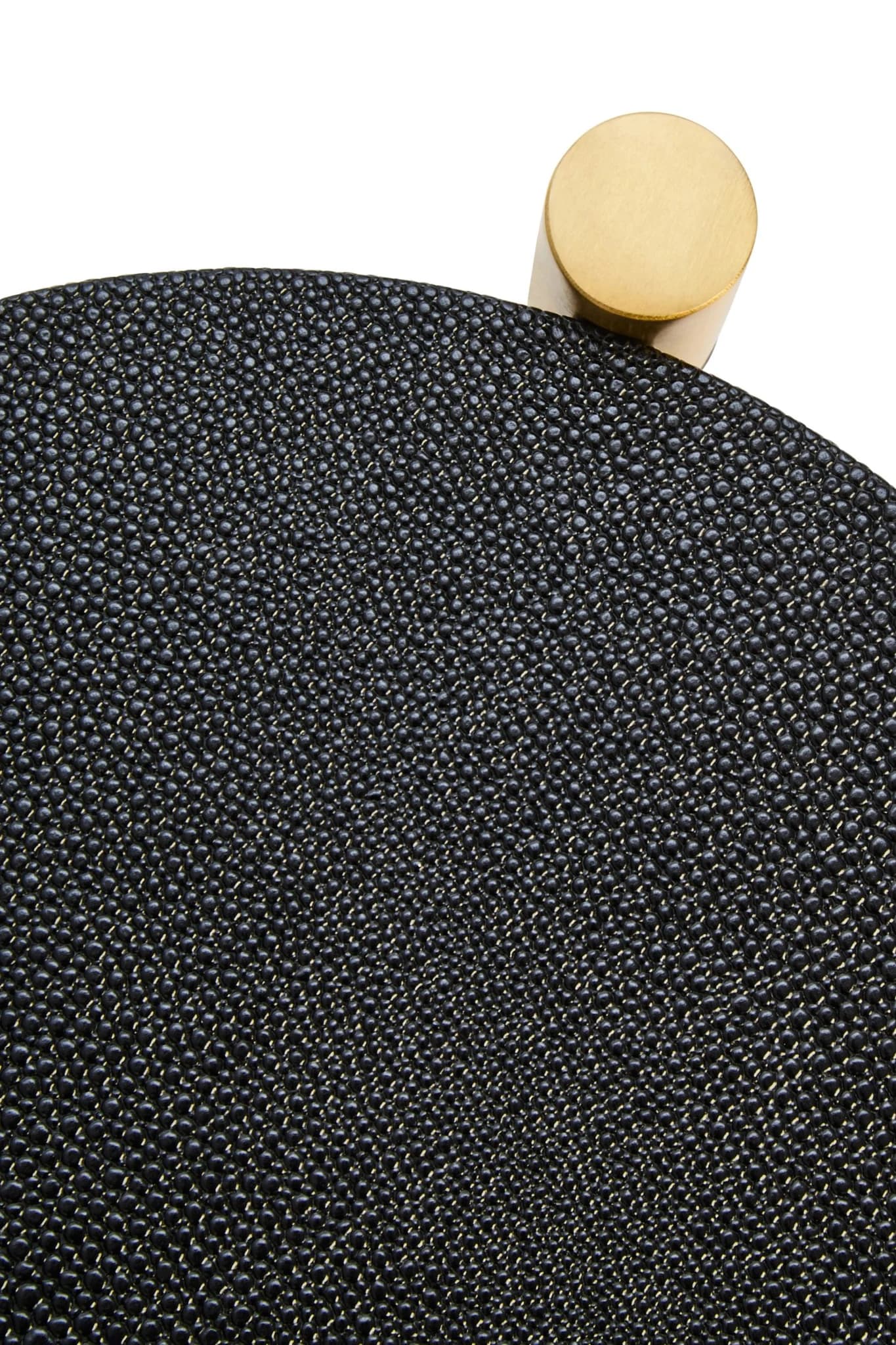 Cardona Black Shagreen Effect Set of 2 Side Tables - Tables, photo 5 of 7