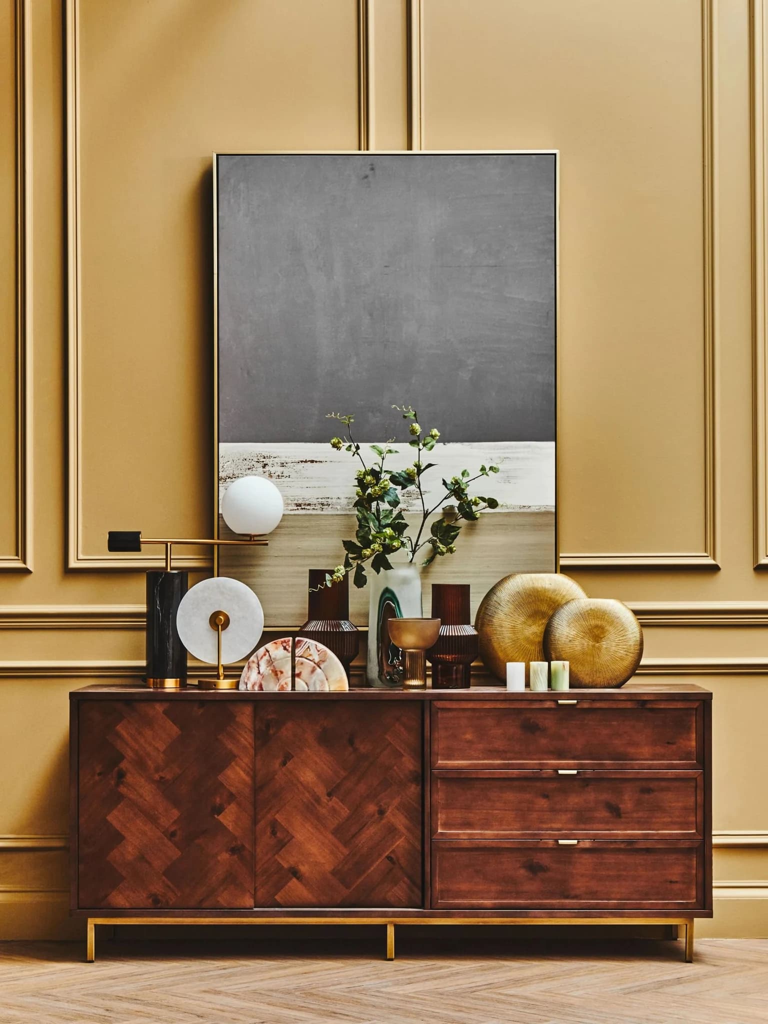 Brando Acacia Wood Effect Sideboard - Bookcases & shelving, photo 8 of 8