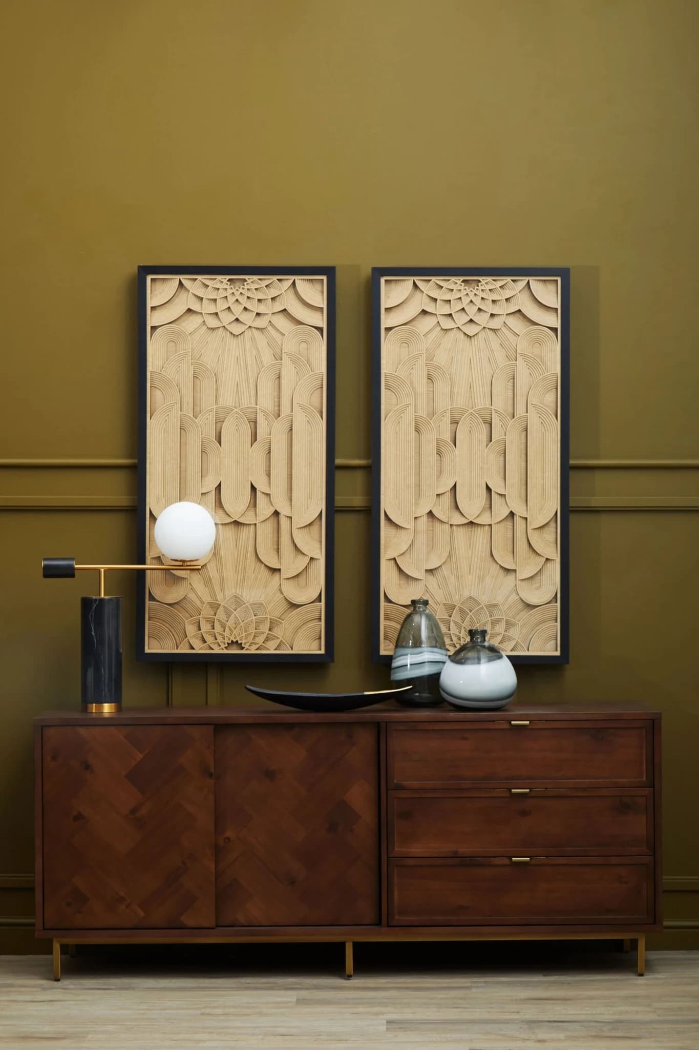 Brando Acacia Wood Effect Sideboard - Bookcases & shelving, photo 2 of 8