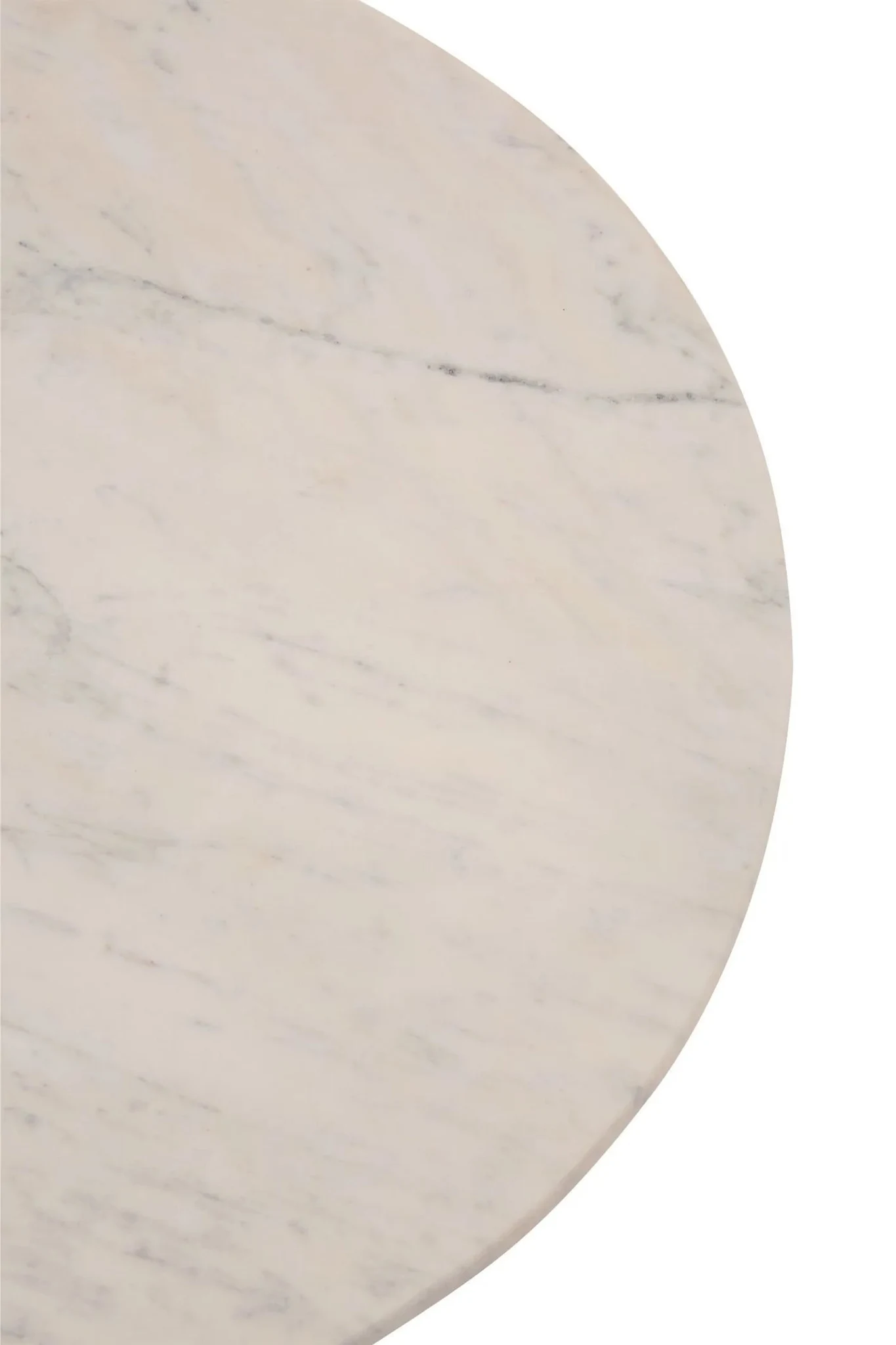 Amira Marble Top Gold Base Side Table. - Tables, photo 3 of 5