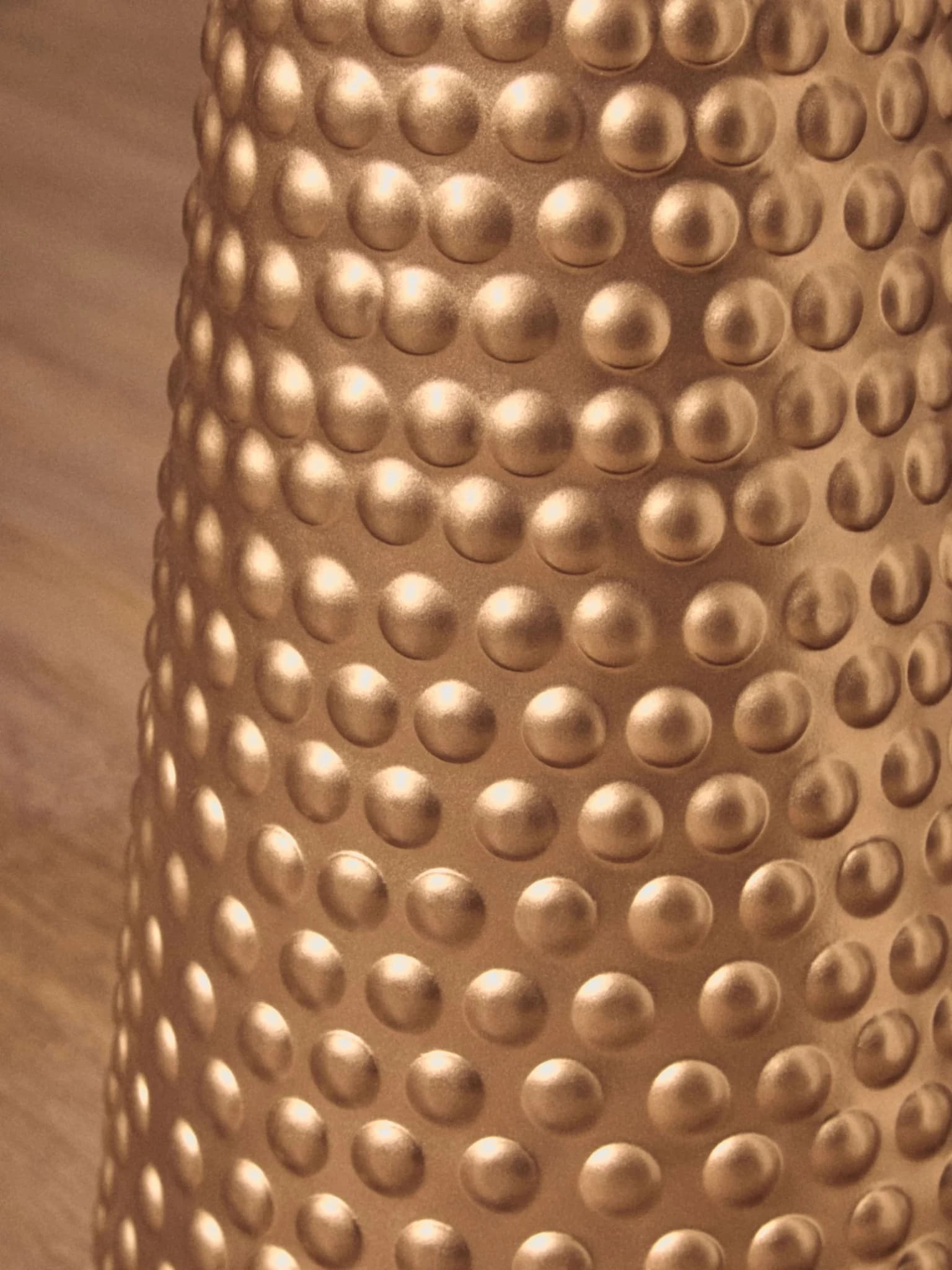 Amira White Top Gold Base Side Table - Tables, photo 2 of 8