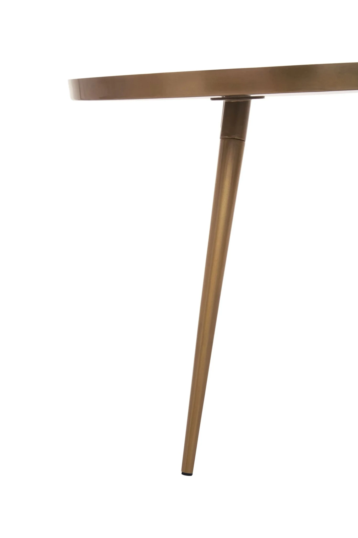 Amira Blue Enamel Set of 2 Side Tables - Tables, photo 6 of 7