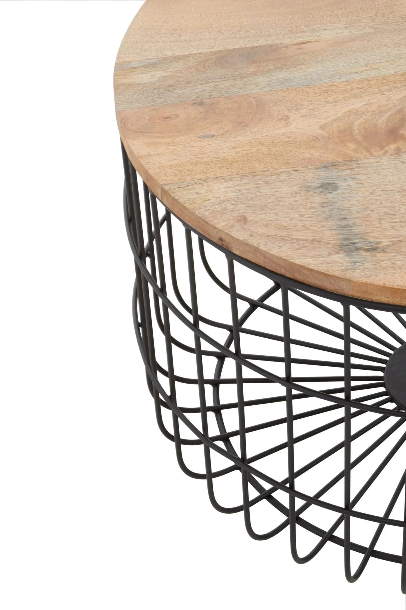 Pali Wooden Top Side Table - Tables, photo 5 of 5