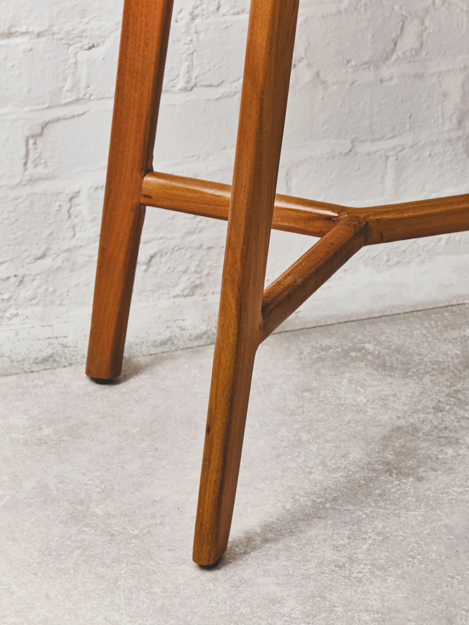 Myan Acacia Wood and White Marble Console Table - Tables, photo 5 of 8