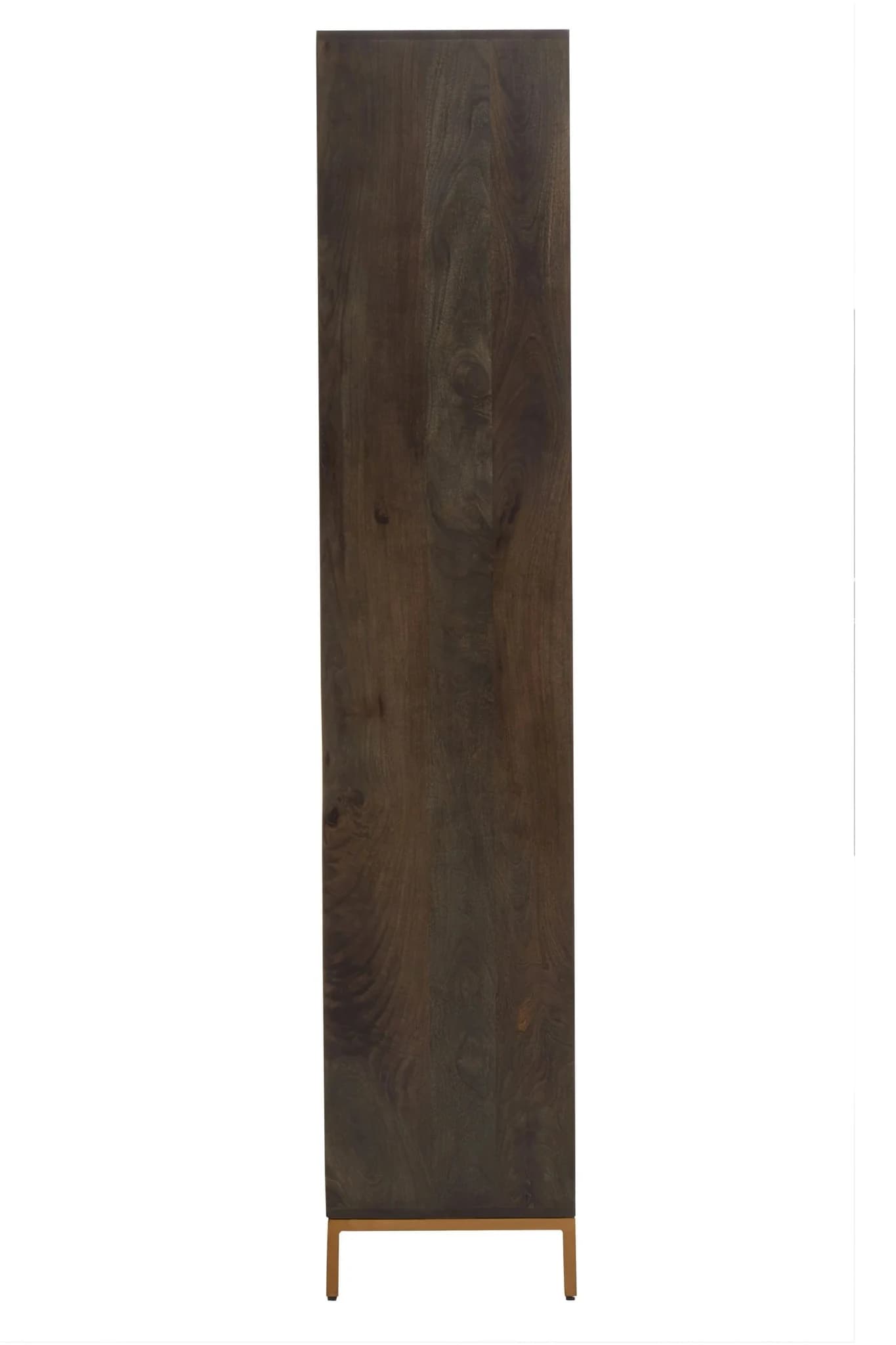 Patna Grey Finish Mango Wood Tall Cabinet - Bookcases & shelving, photo 3 of 8