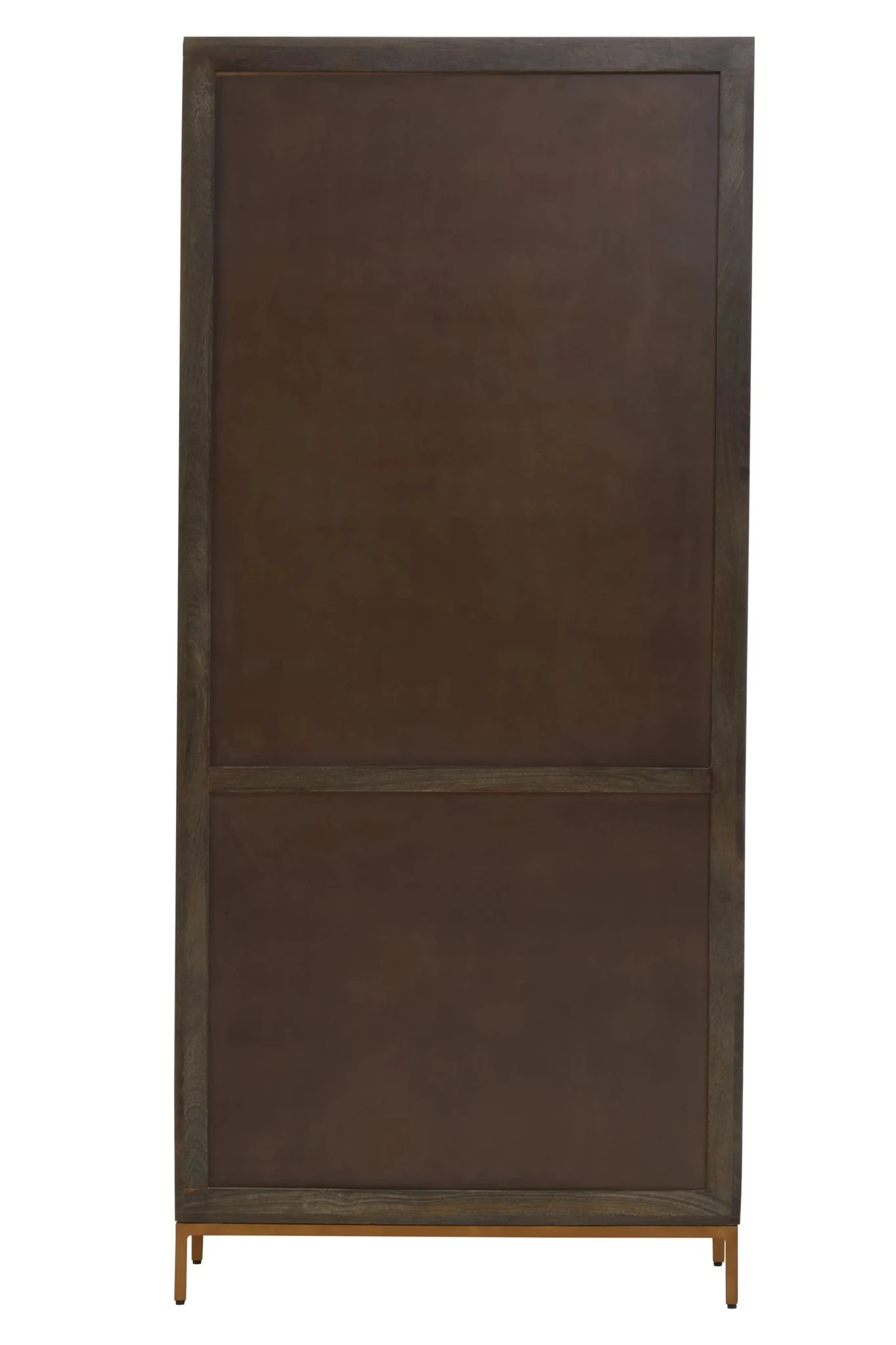 Patna Grey Finish Mango Wood Tall Cabinet - Bookcases & shelving, photo 2 of 8