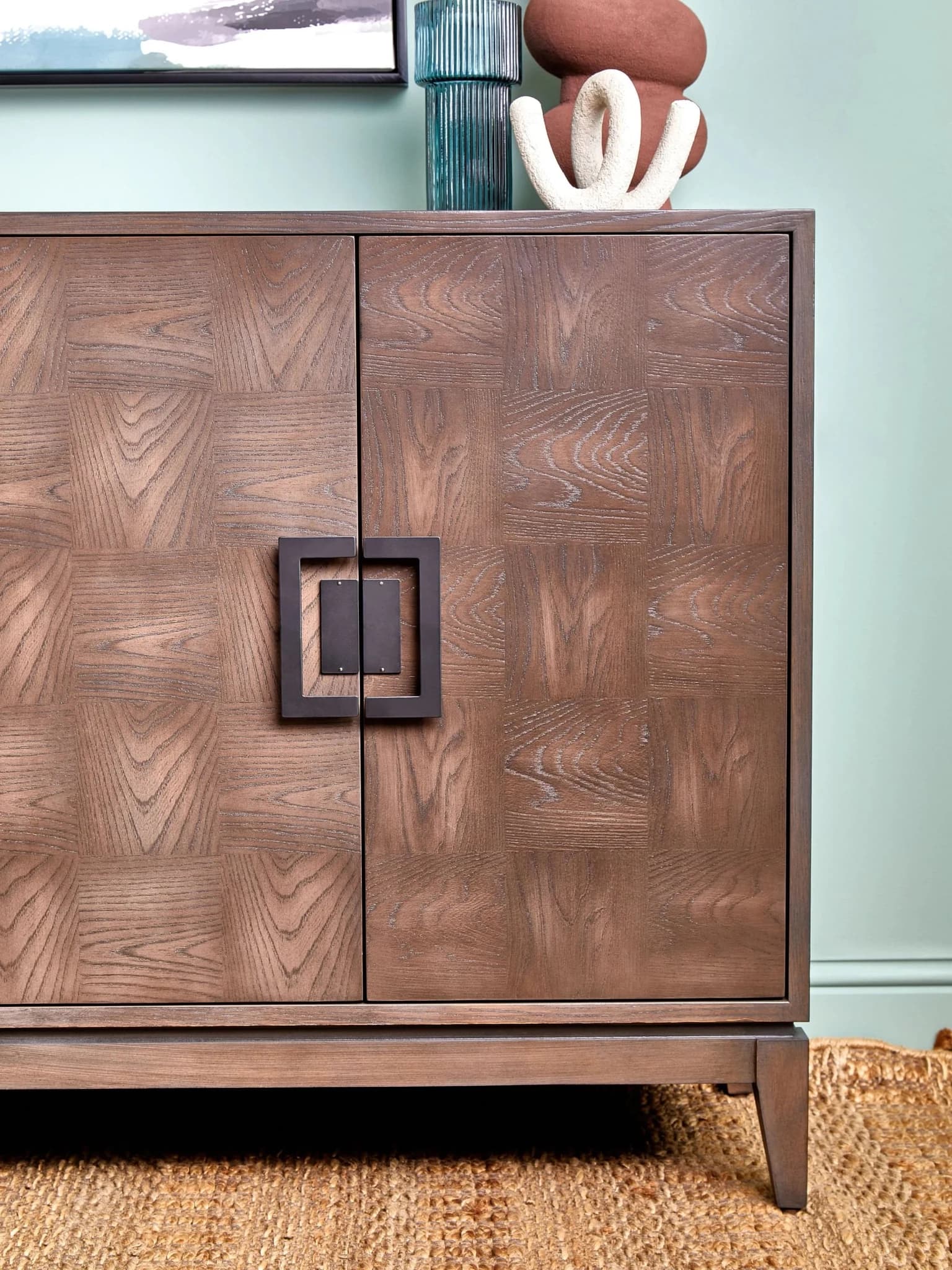 Dimaro Antique Grey Four Door Sideboard - Bookcases & shelving, photo 4 of 8