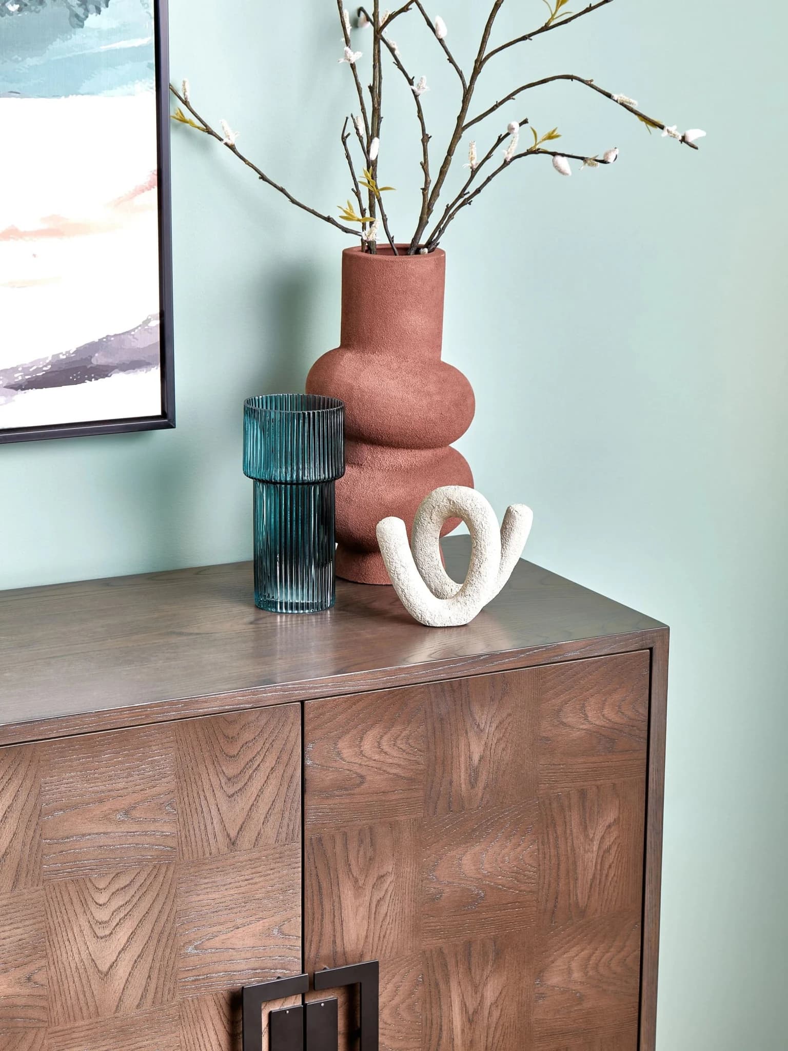 Dimaro Antique Grey Four Door Sideboard - Bookcases & shelving, photo 3 of 8