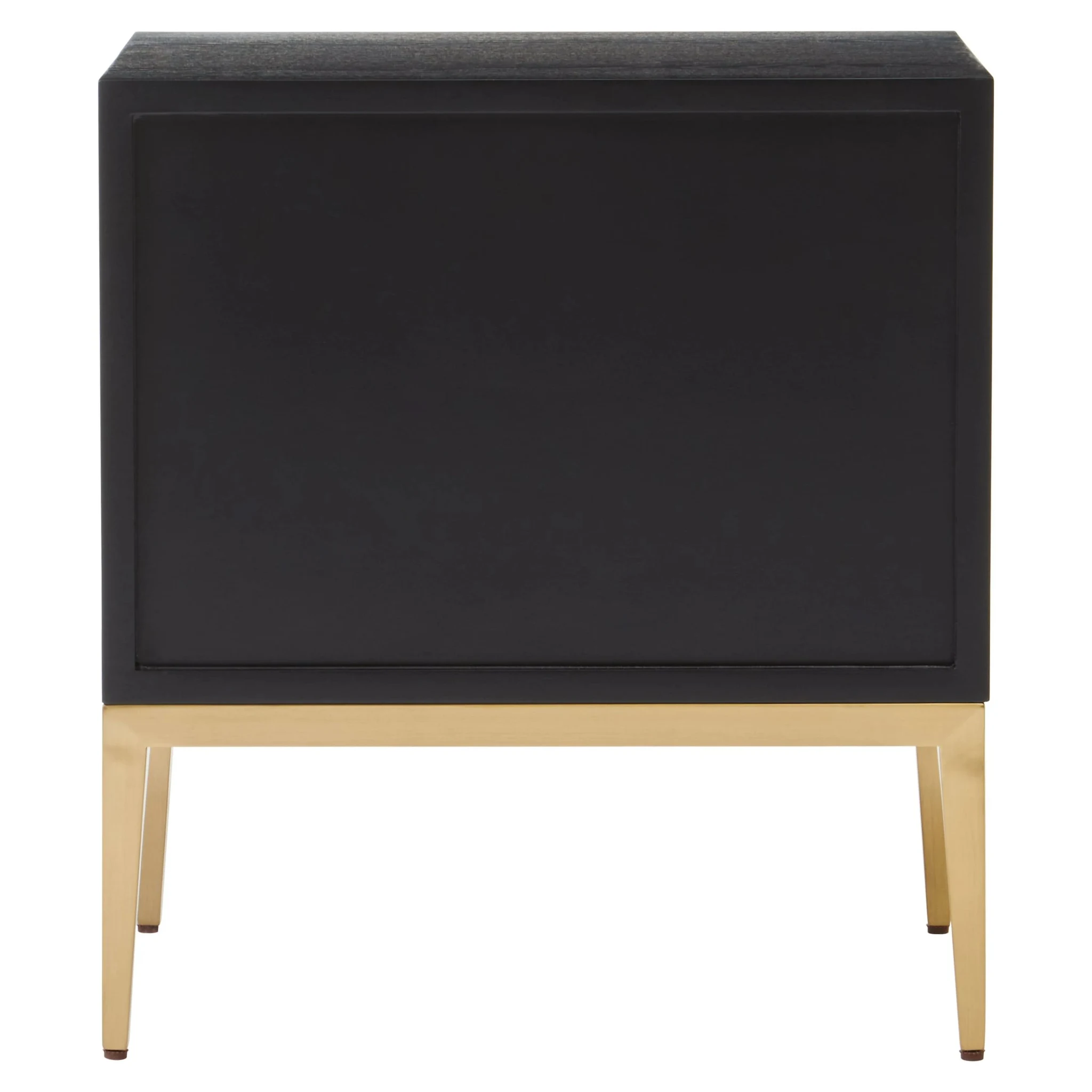 Deruta Grey Shagreen Effect Two Drawer Side Table - Tables, photo 6 of 8
