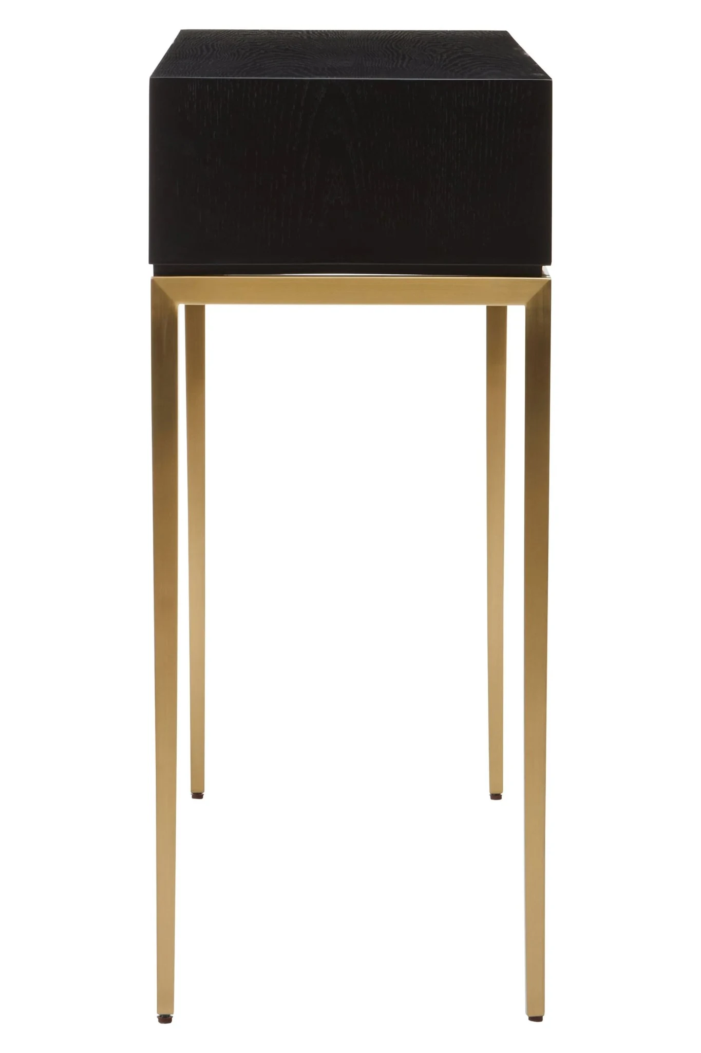 Deruta Grey Shagreen Effect One Drawer Console Table - Tables, photo 8 of 8