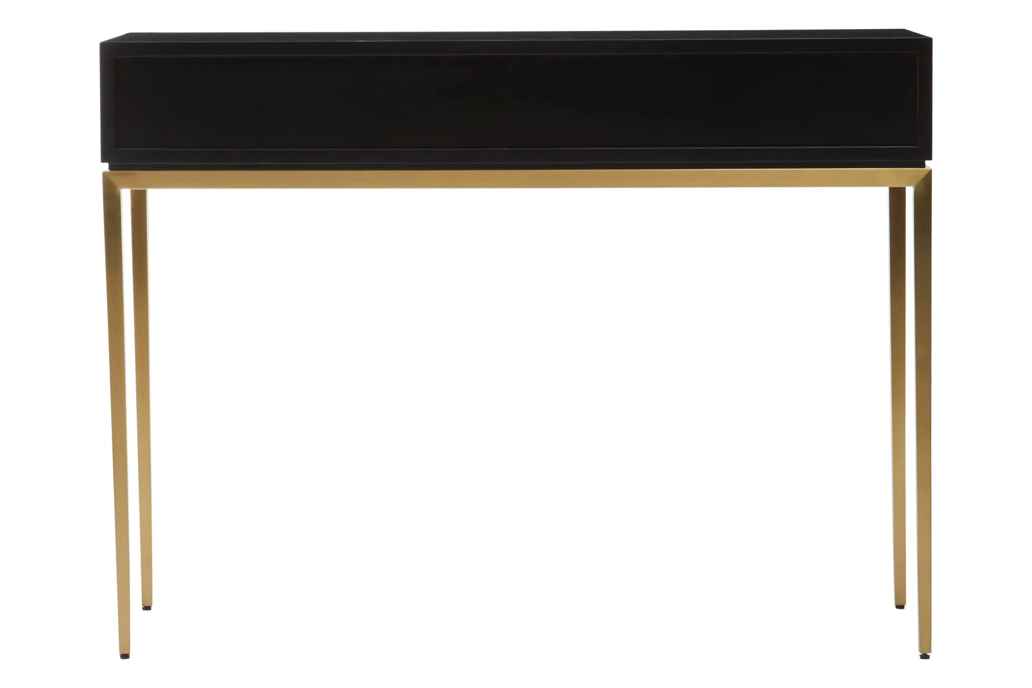 Deruta Grey Shagreen Effect One Drawer Console Table - Tables, photo 7 of 8