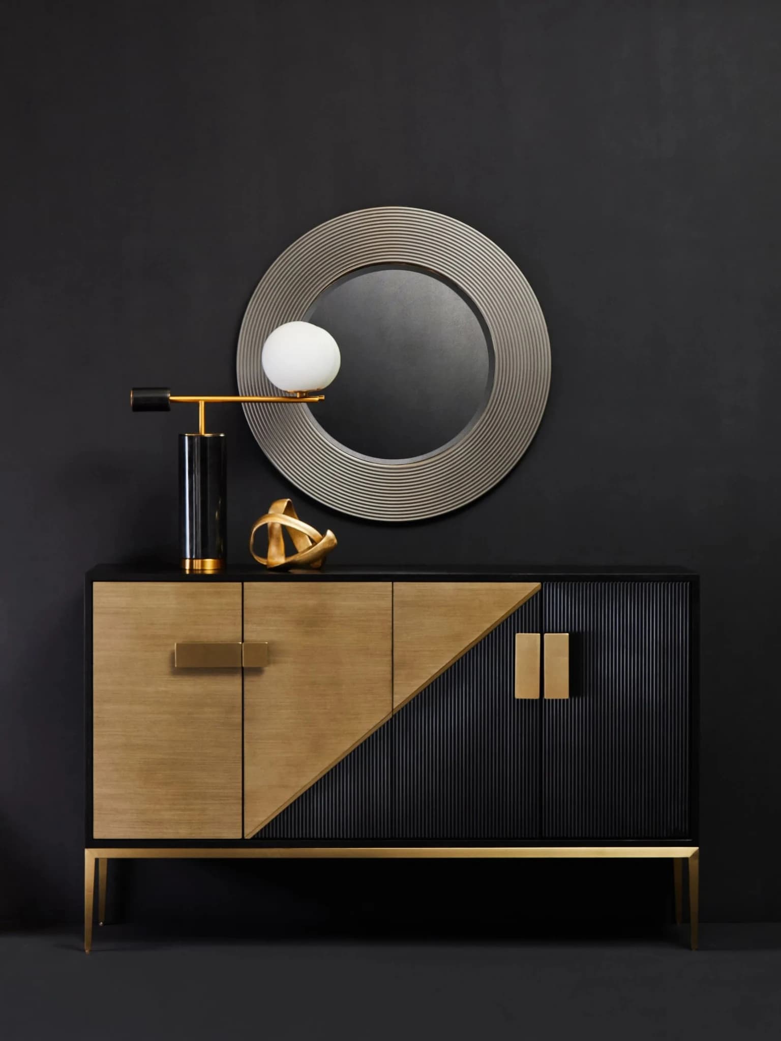 Davoli Black And Grey Sideboard - Bookcases & shelving, photo 6 of 8