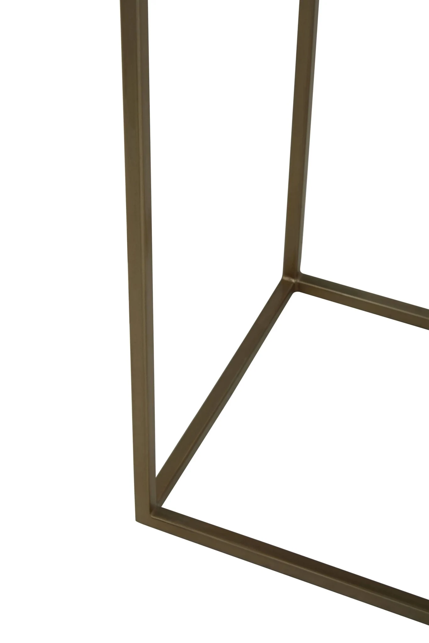 Aris Black Acacia Wood with Gold Inlay Console Table - Tables, photo 5 of 8