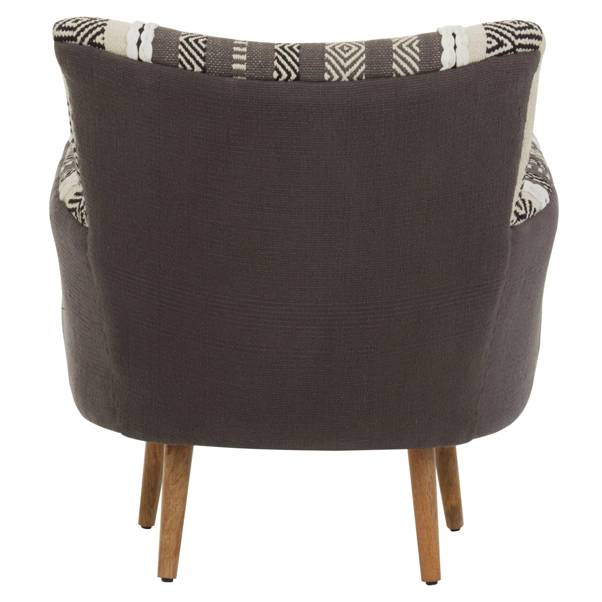 Cefena Grey And White Chair - Seating, photo 4 of 8