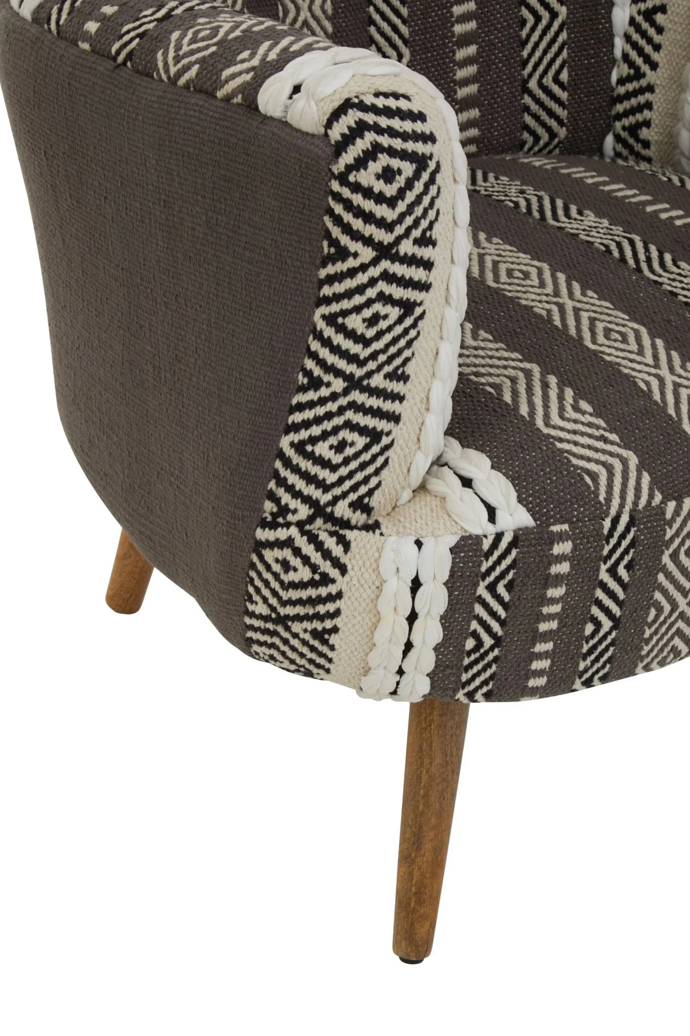 Cefena Grey And White Chair - Seating, photo 8 of 8