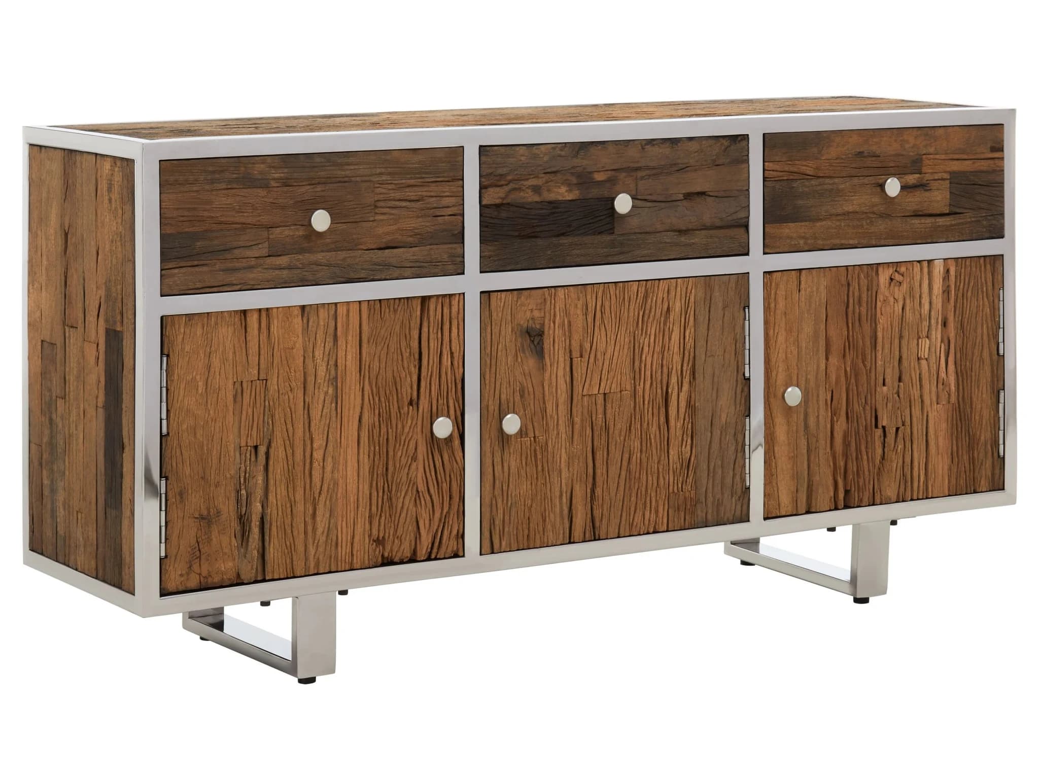 Kerala Natural Recycled Wood Sideboard - Bookcases & shelving, photo 7 of 8