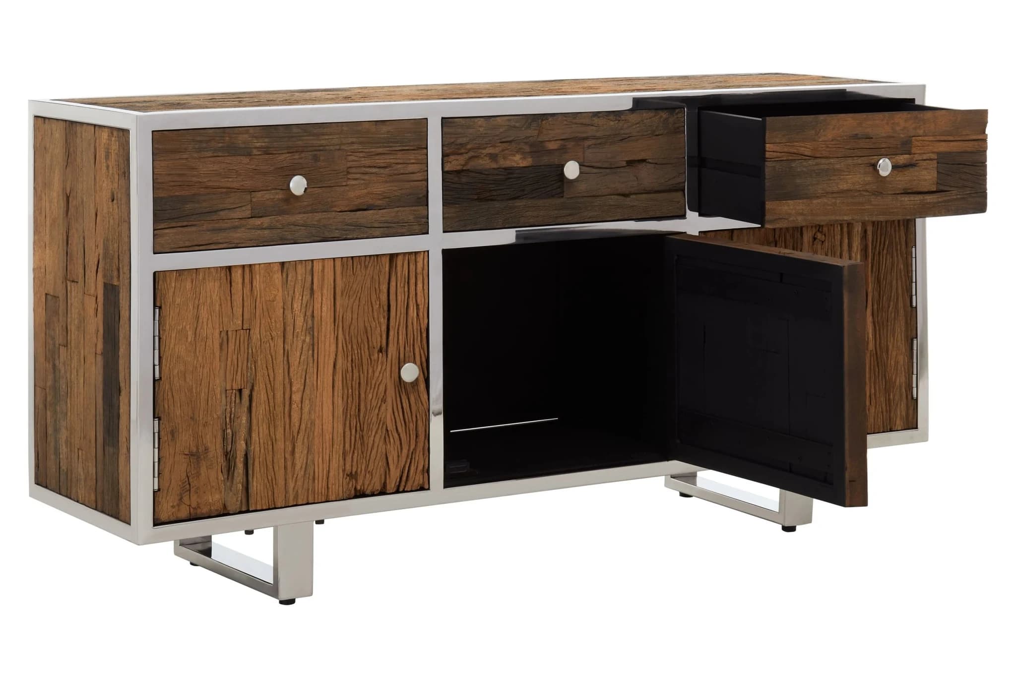 Kerala Natural Recycled Wood Sideboard - Bookcases & shelving, photo 6 of 8