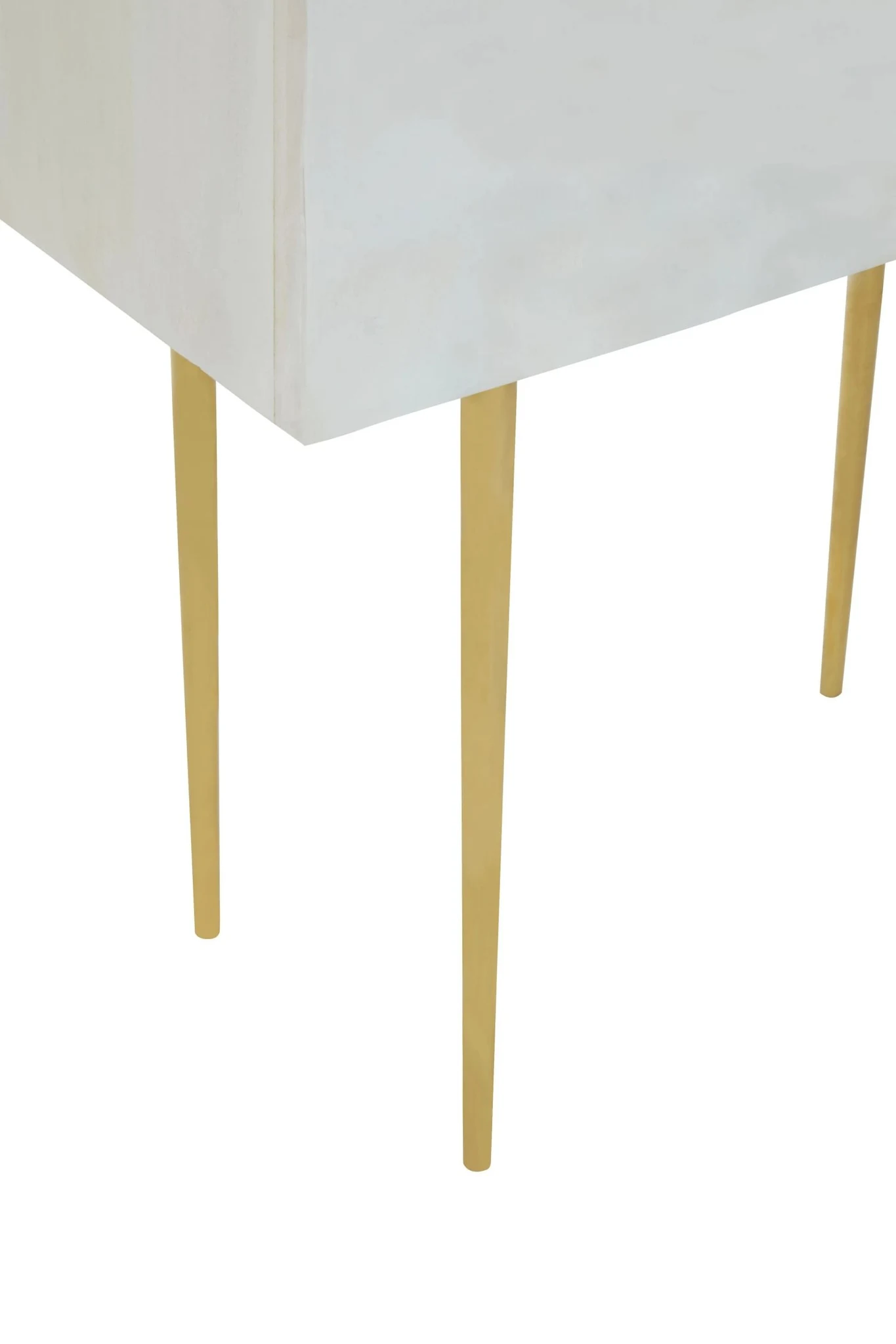 Satara Cream Finish Mango Wood Two Door Cabinet - Bookcases & shelving, photo 7 of 8