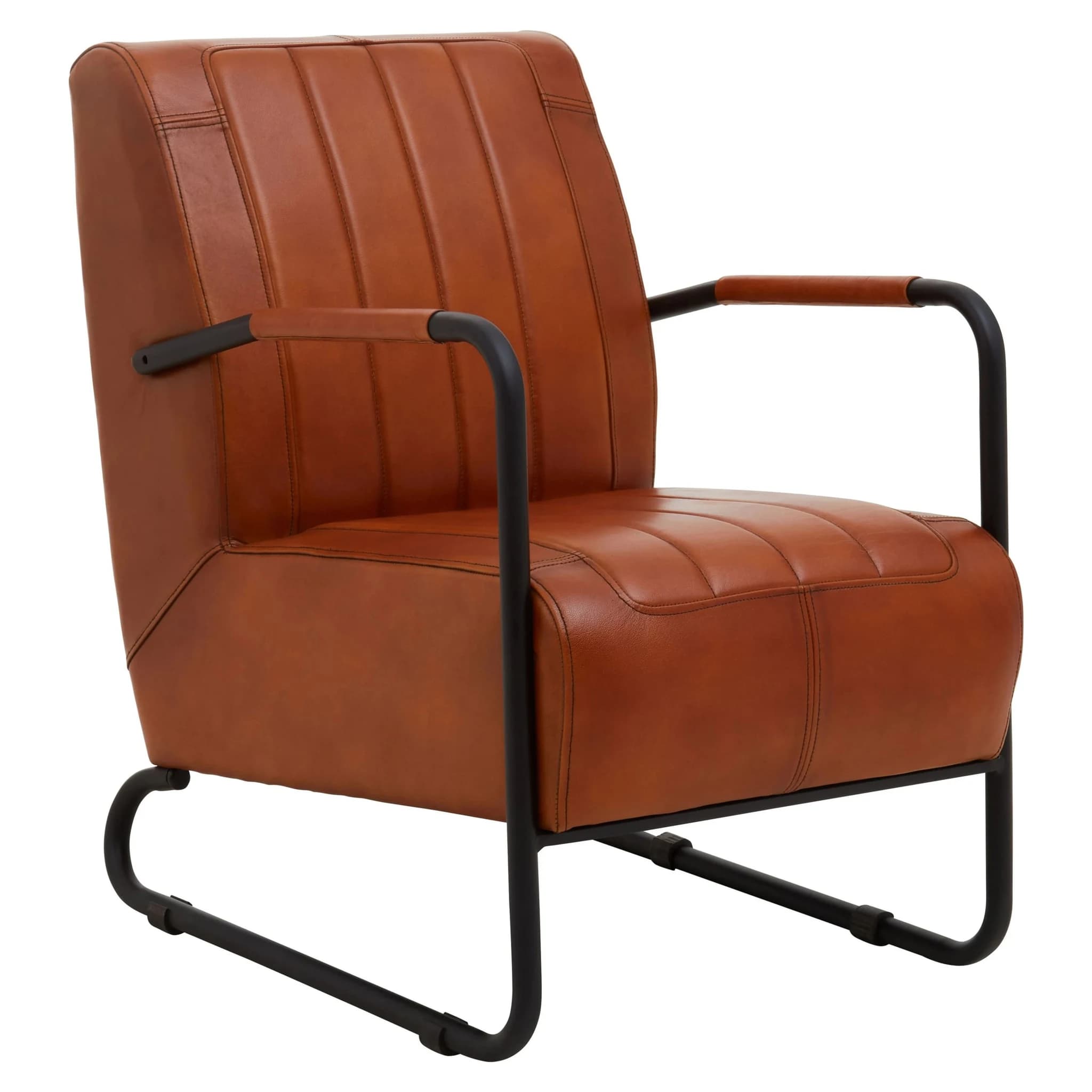Buffalo Tan Leather Armchair - Seating, photo 4 of 8