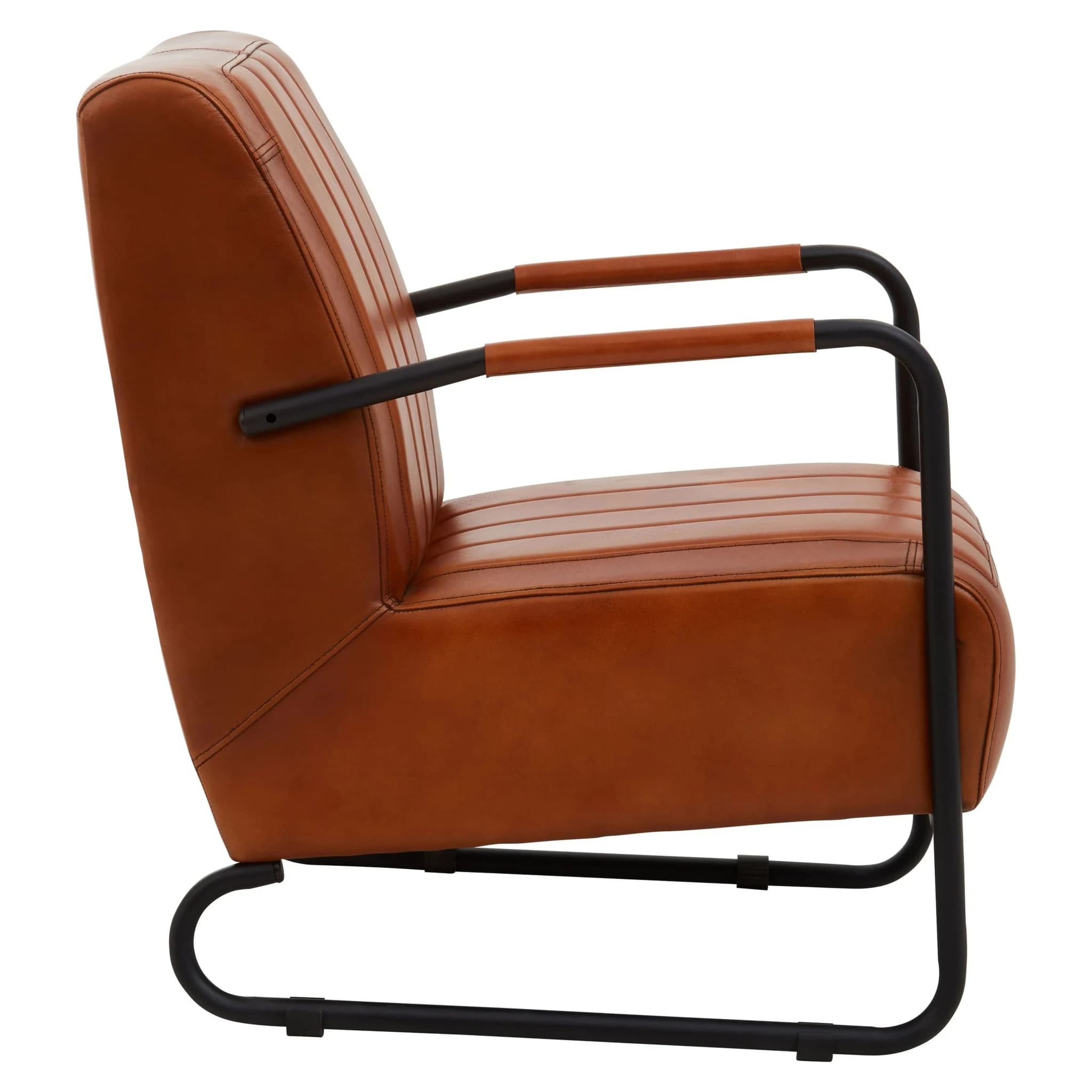 Buffalo Tan Leather Armchair - Seating, photo 3 of 8