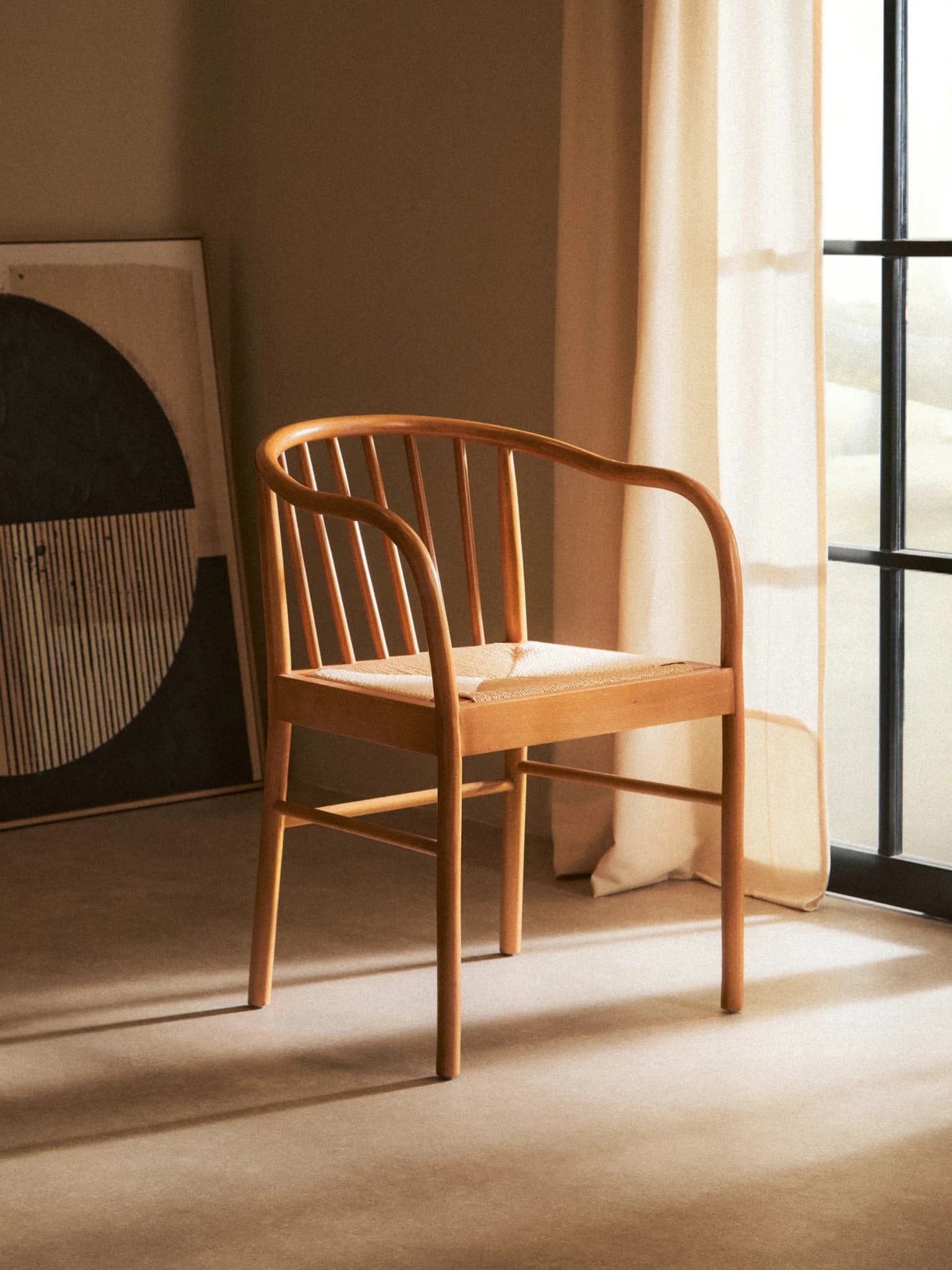 Cebu Natural Rope and Beech Wood Chair - Seating, photo 5 of 8