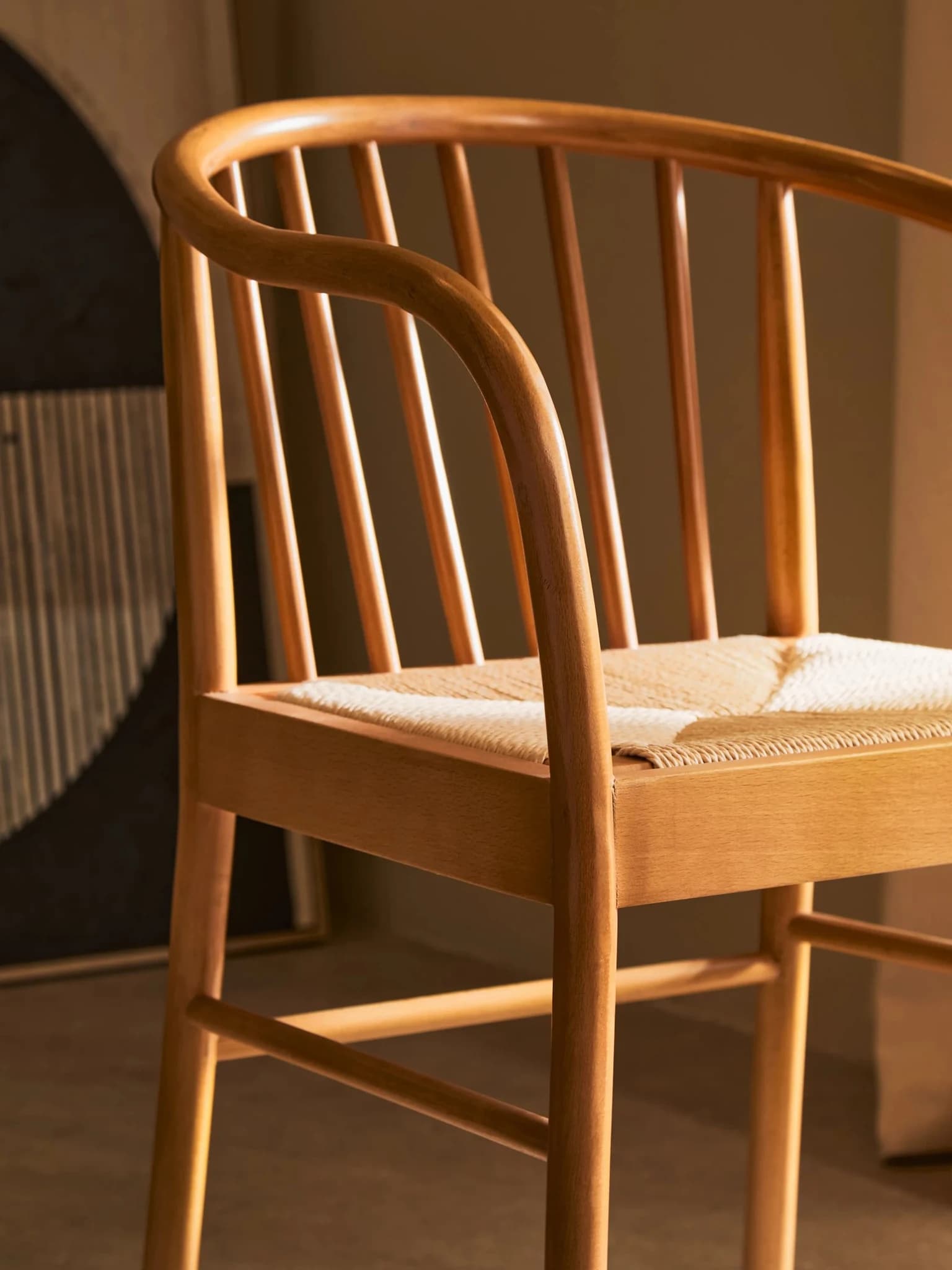 Cebu Natural Rope and Beech Wood Chair - Seating, photo 4 of 8