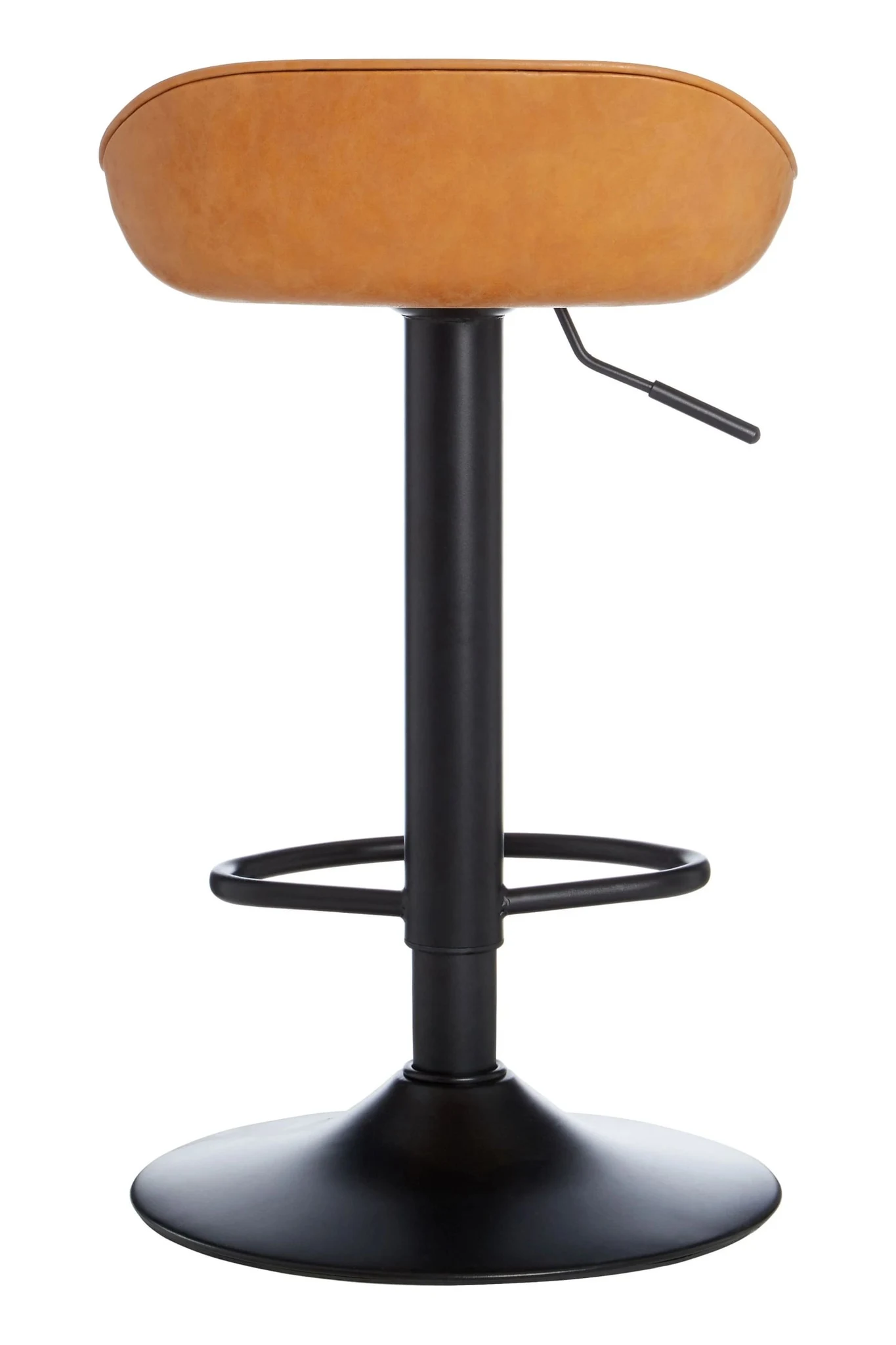 Dalston Tan Set Of Two Bar Leather Effect Stools - Seating, photo 4 of 8