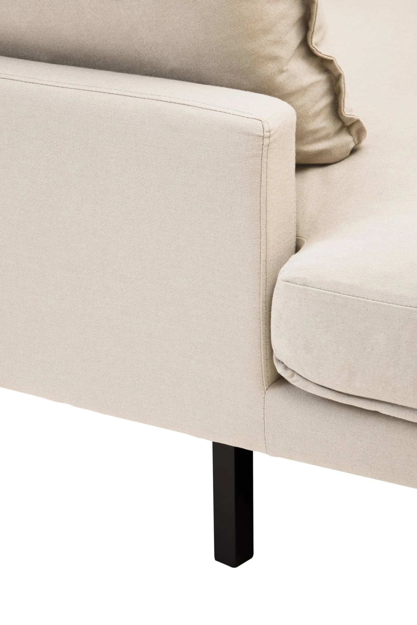 Troyes Cream Three Seat Left Chaise Sofa - Seating, photo 7 of 8